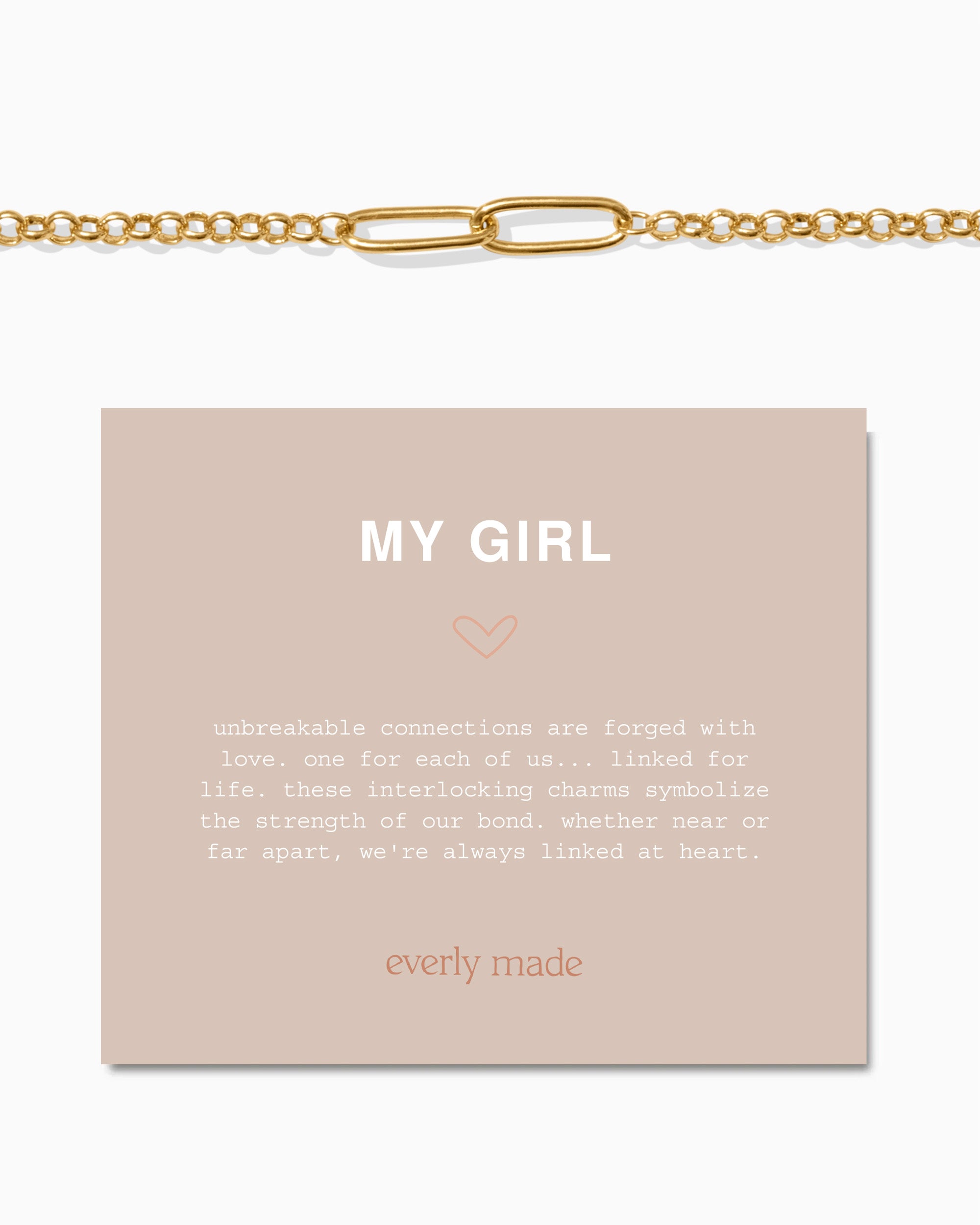 Linked Bracelet • My Girl