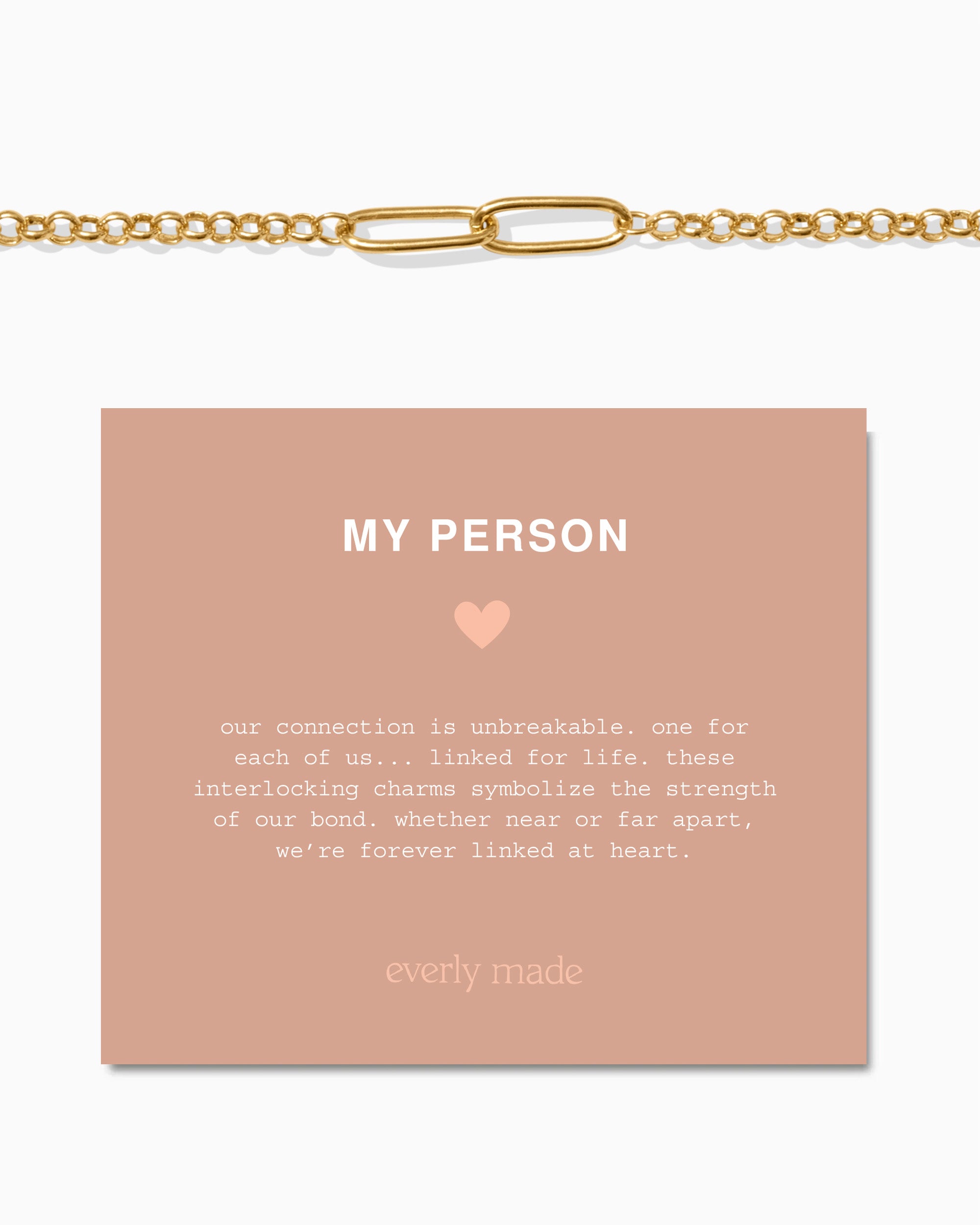 Linked Bracelet • My Person