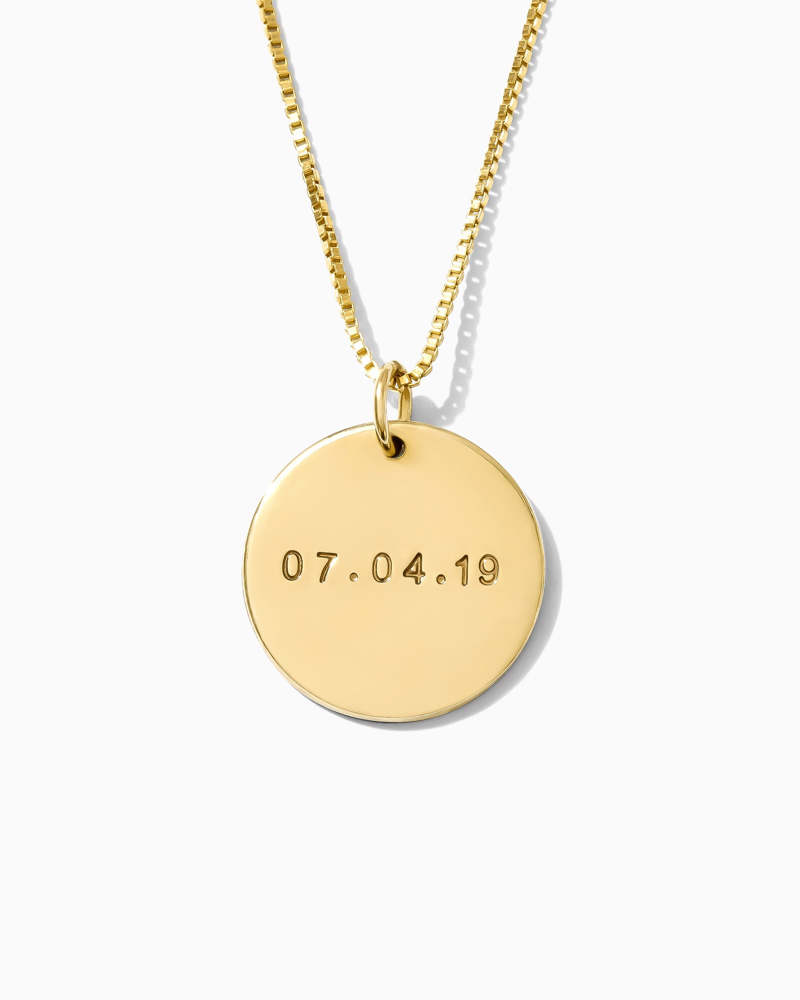 Date 16mm Coin Necklace
