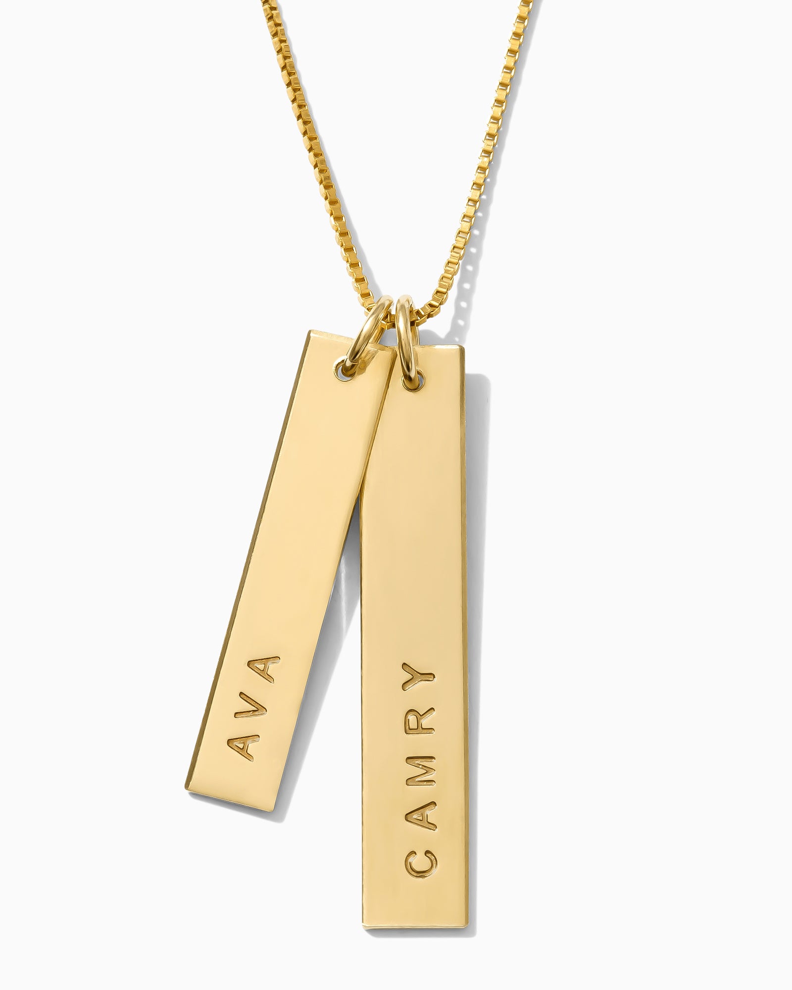Nova Skinny Double Bar Necklace