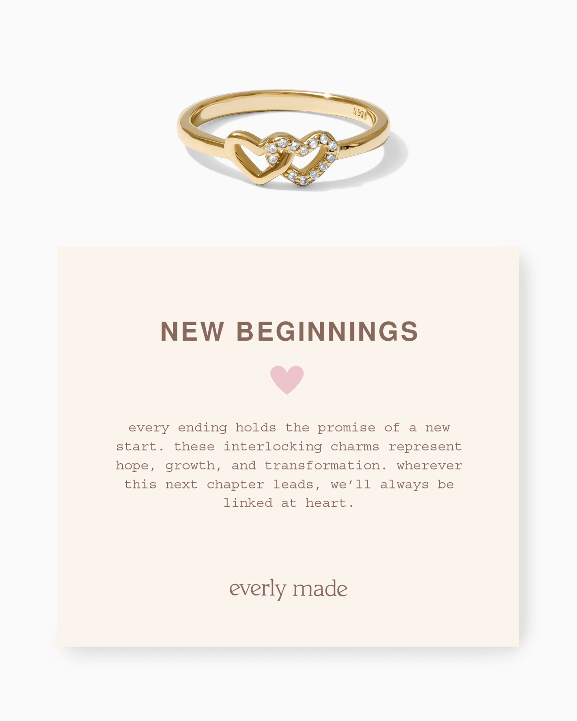 Linked Hearts CZ Ring • New Beginnings (Final Sale)