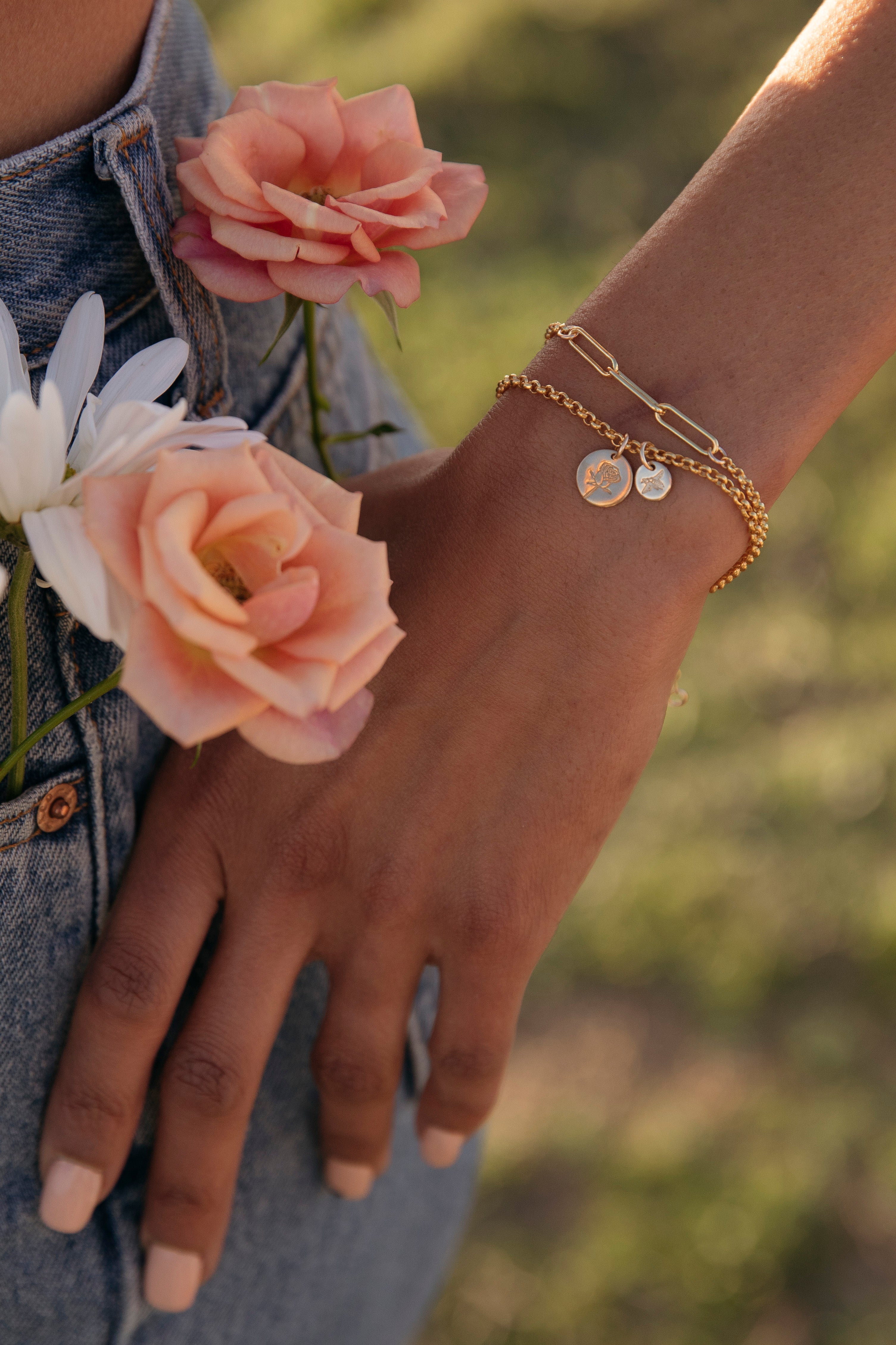Linked Bracelet • Father & Daughter
