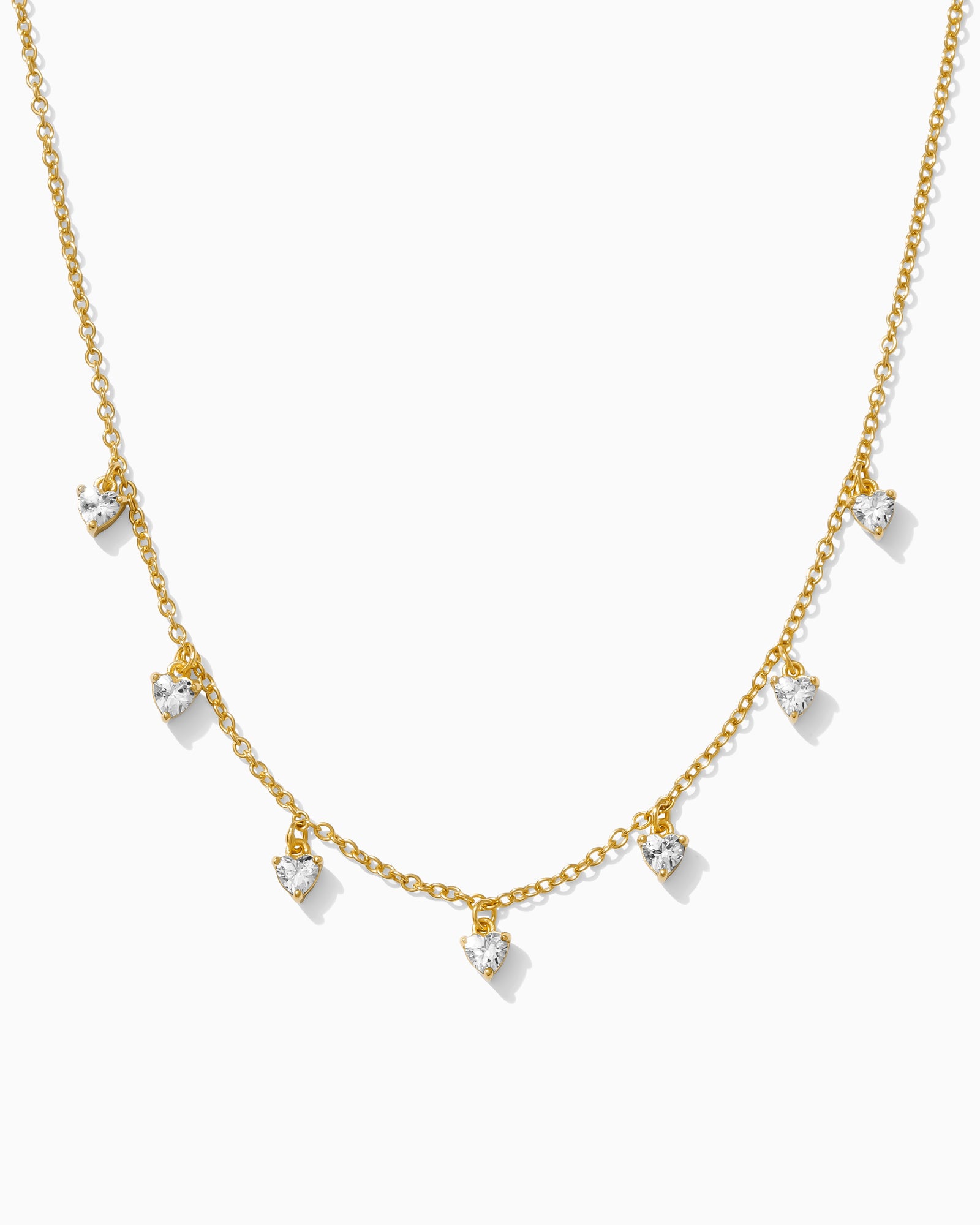 Peyton Multi Heart CZ Necklace (Final Sale)