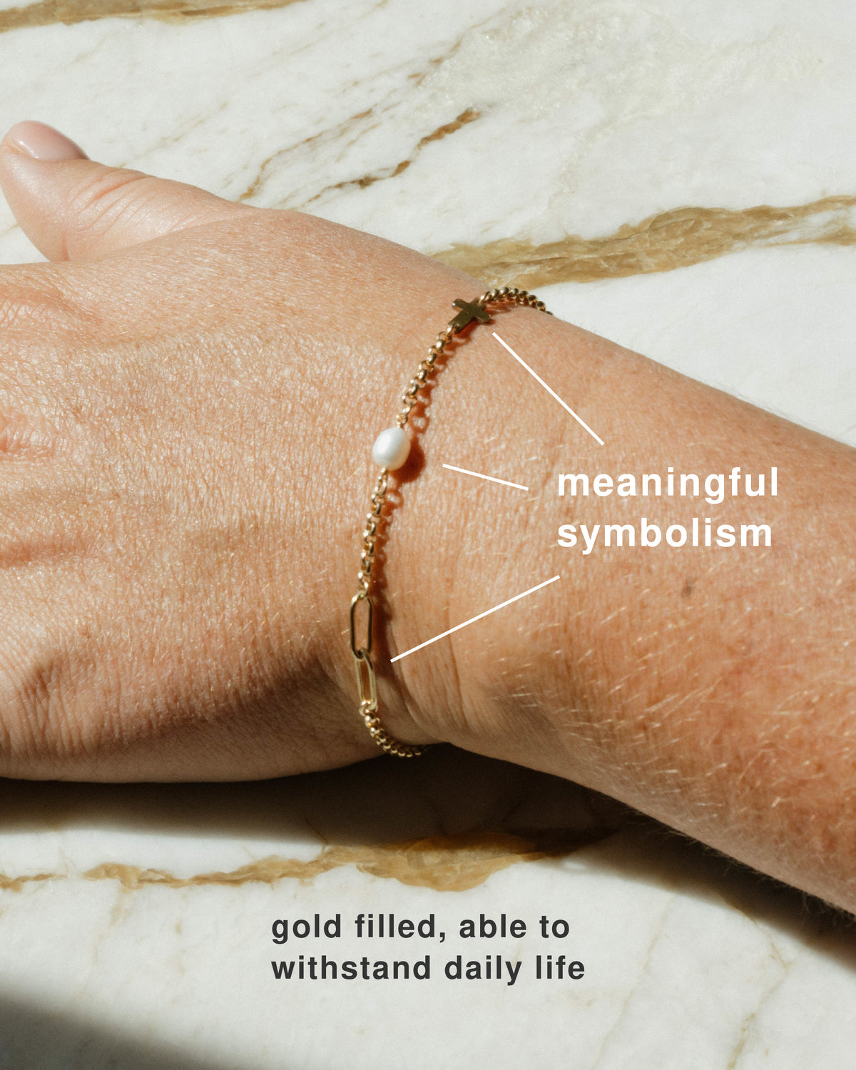 Faith Linked Bracelet