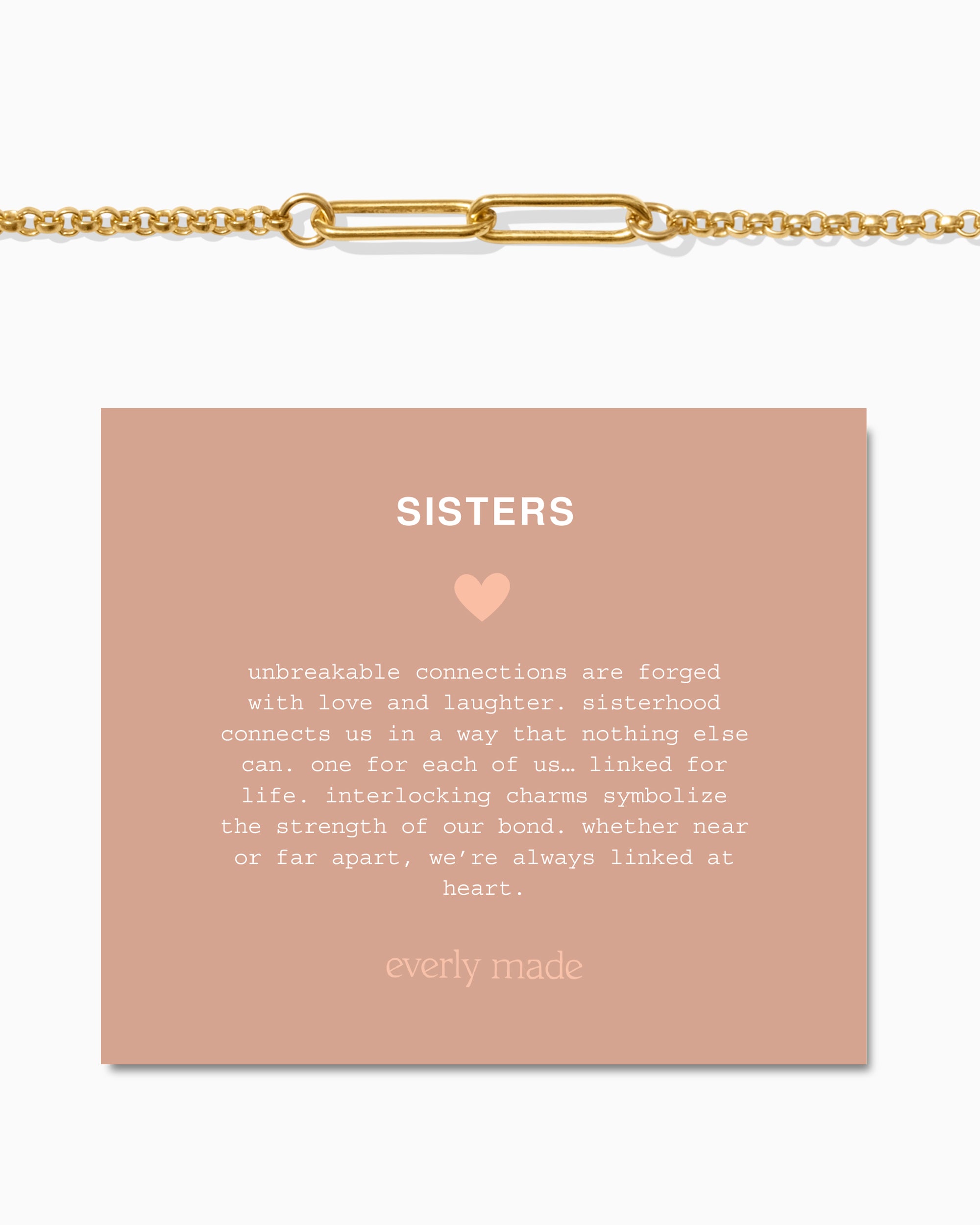 Linked Bracelet • Sisters
