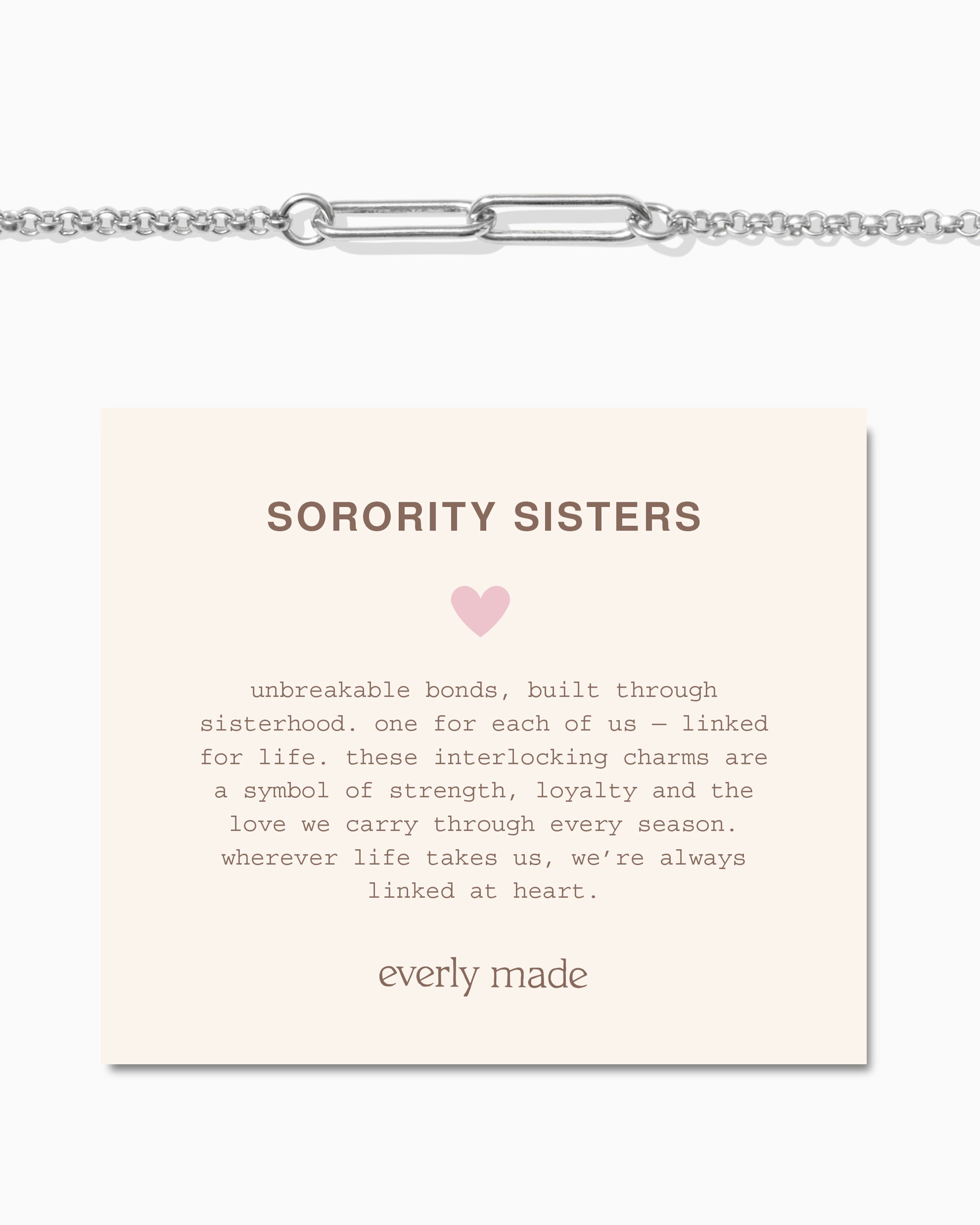 Linked Bracelet • Sorority Sisters