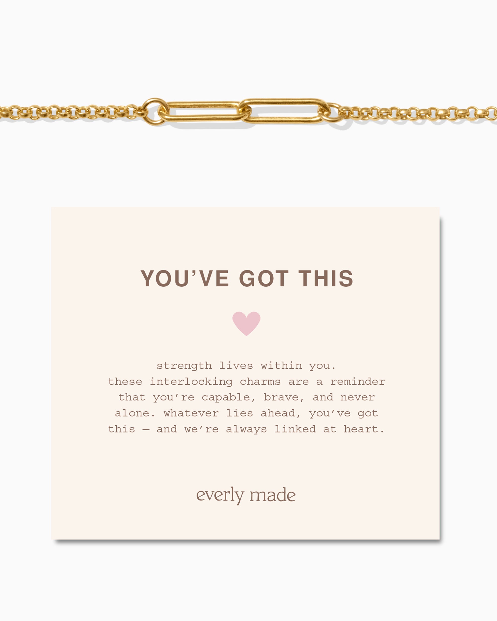 Linked Bracelet • You've Got This