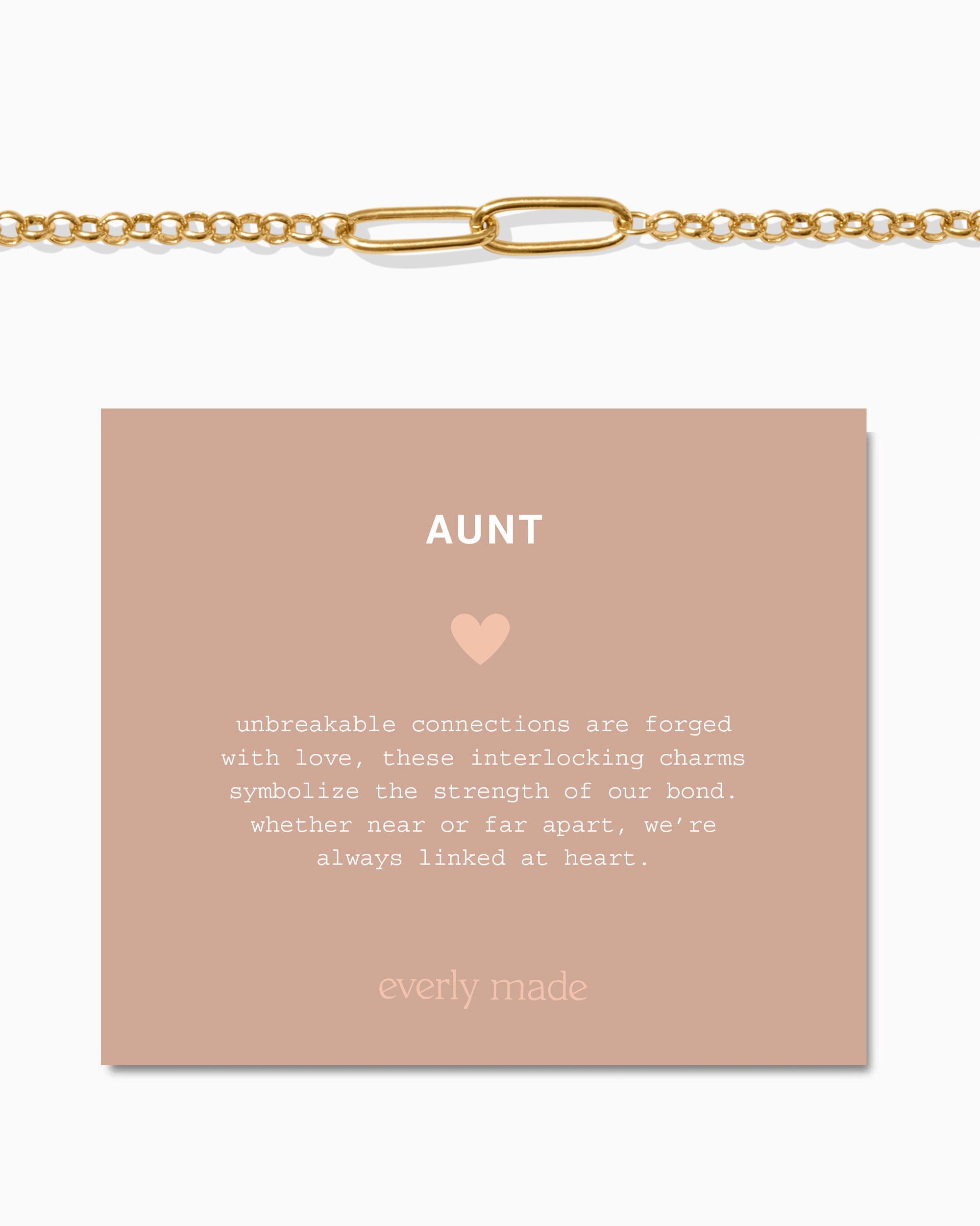 Linked Bracelet • Aunt