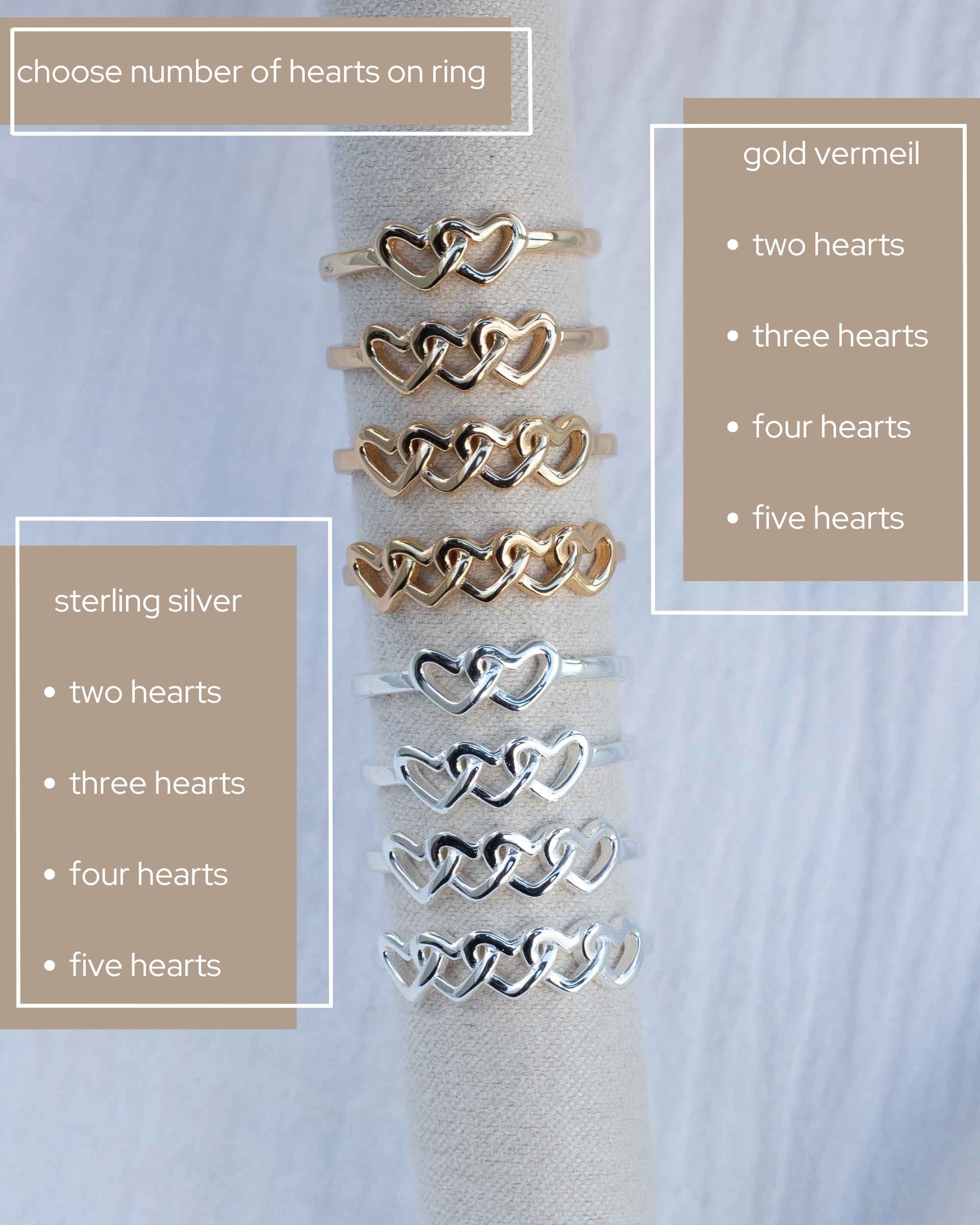 Linked Hearts Ring • Matron of honor
