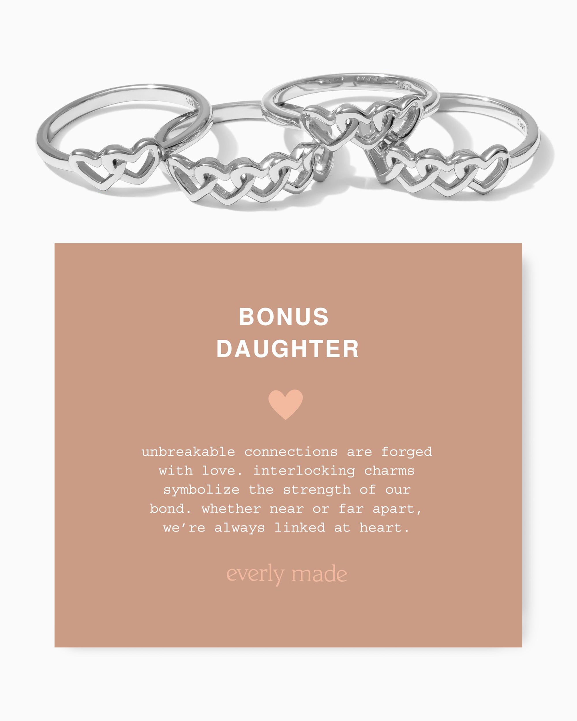 Linked Hearts Ring • Bonus Daughter