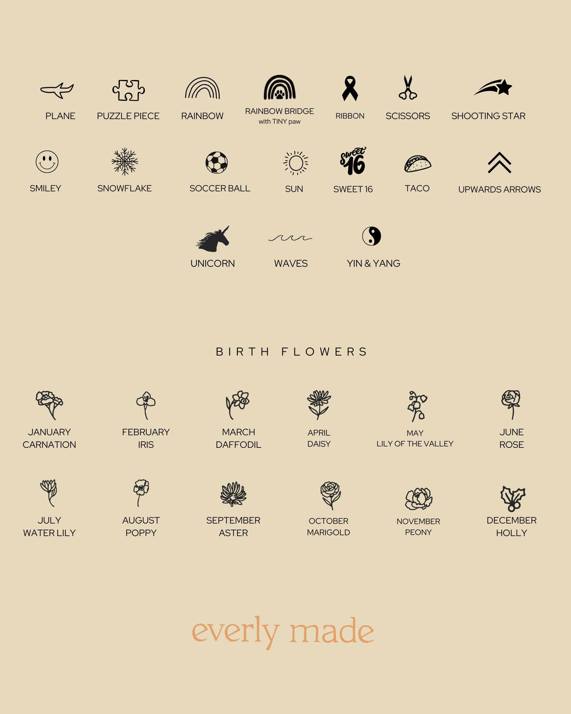 2mm Bead Charm Bracelet