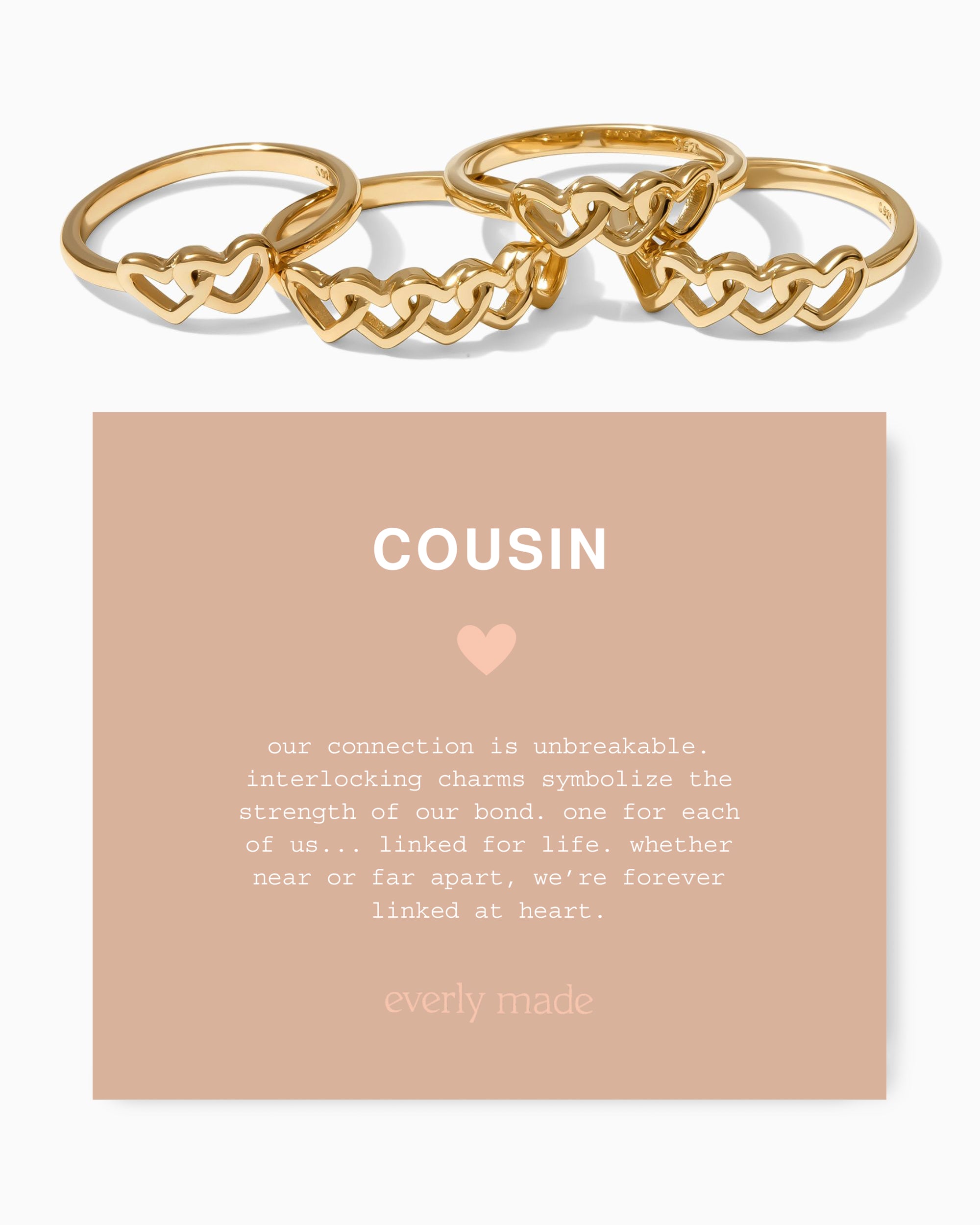 Linked Hearts Ring • Cousin