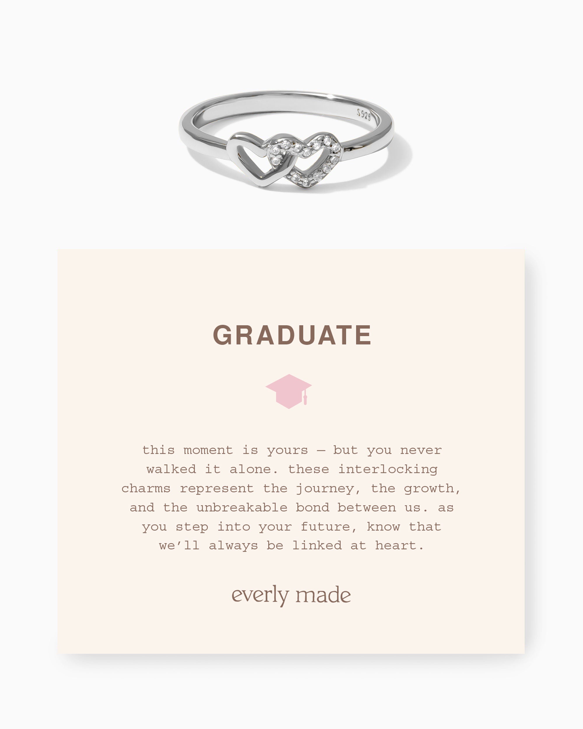 Linked Hearts CZ Ring • Graduate (Final Sale)
