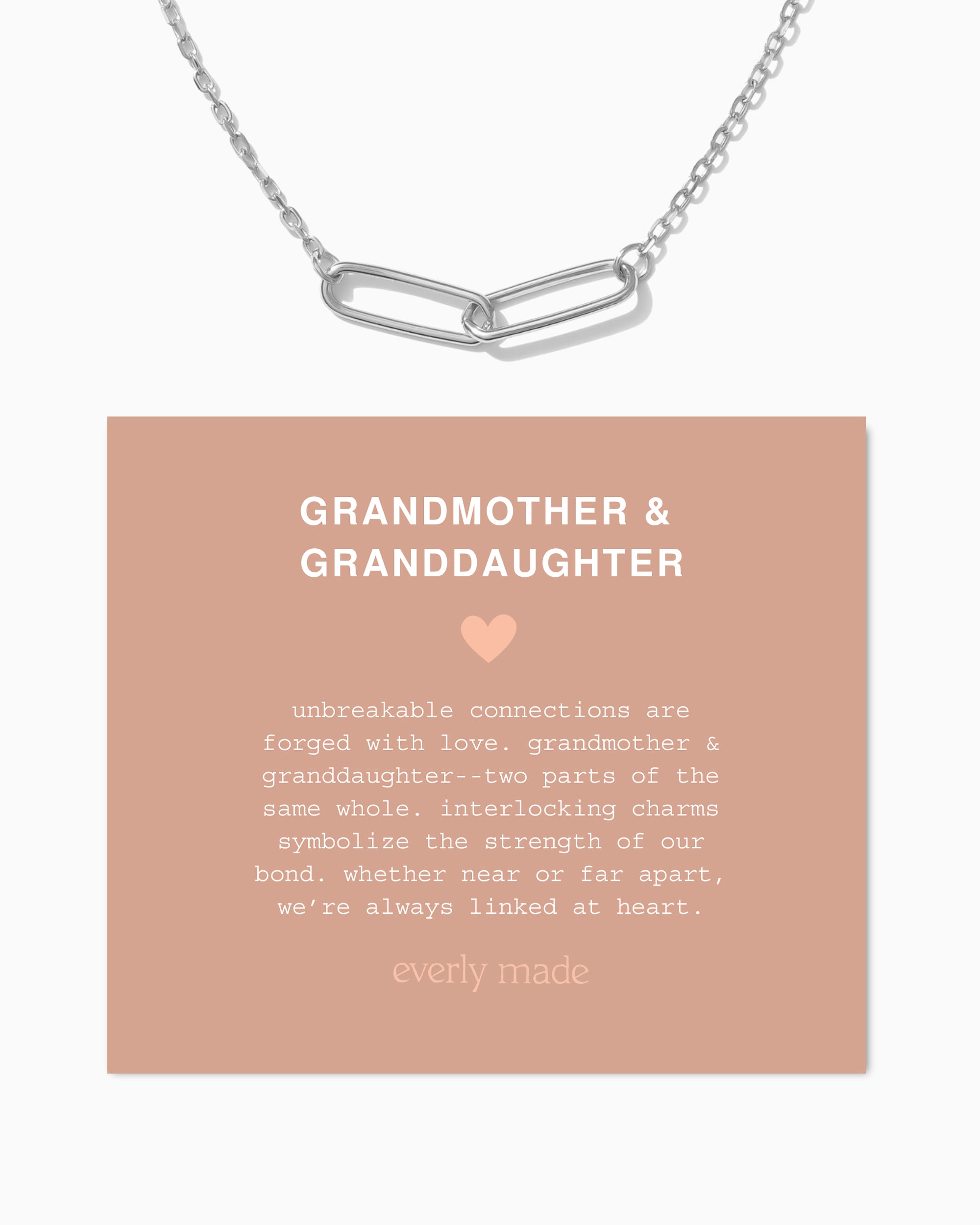 Linked Necklace • Grandmother & Granddaughter