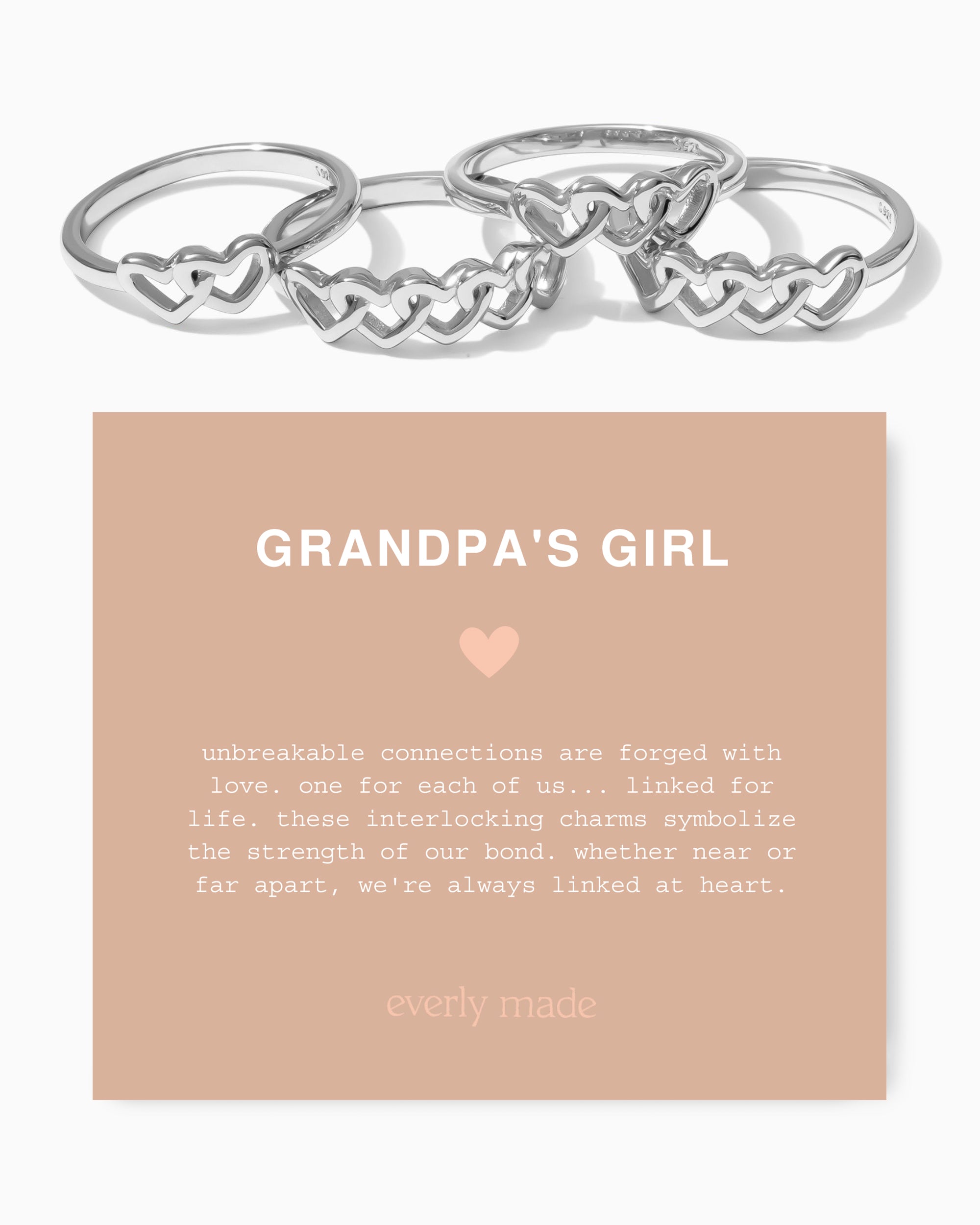 Linked Hearts Ring • Grandpa's Girl