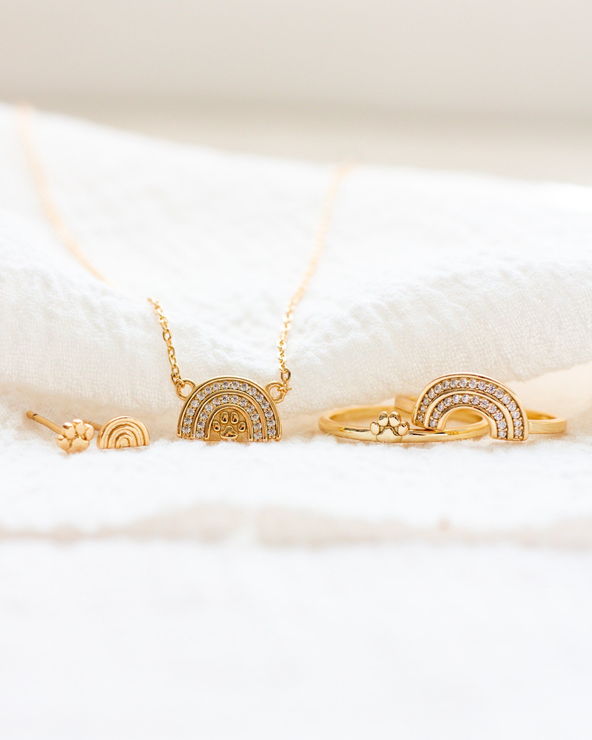 Rainbow Bridge Stud Earrings (Final Sale)