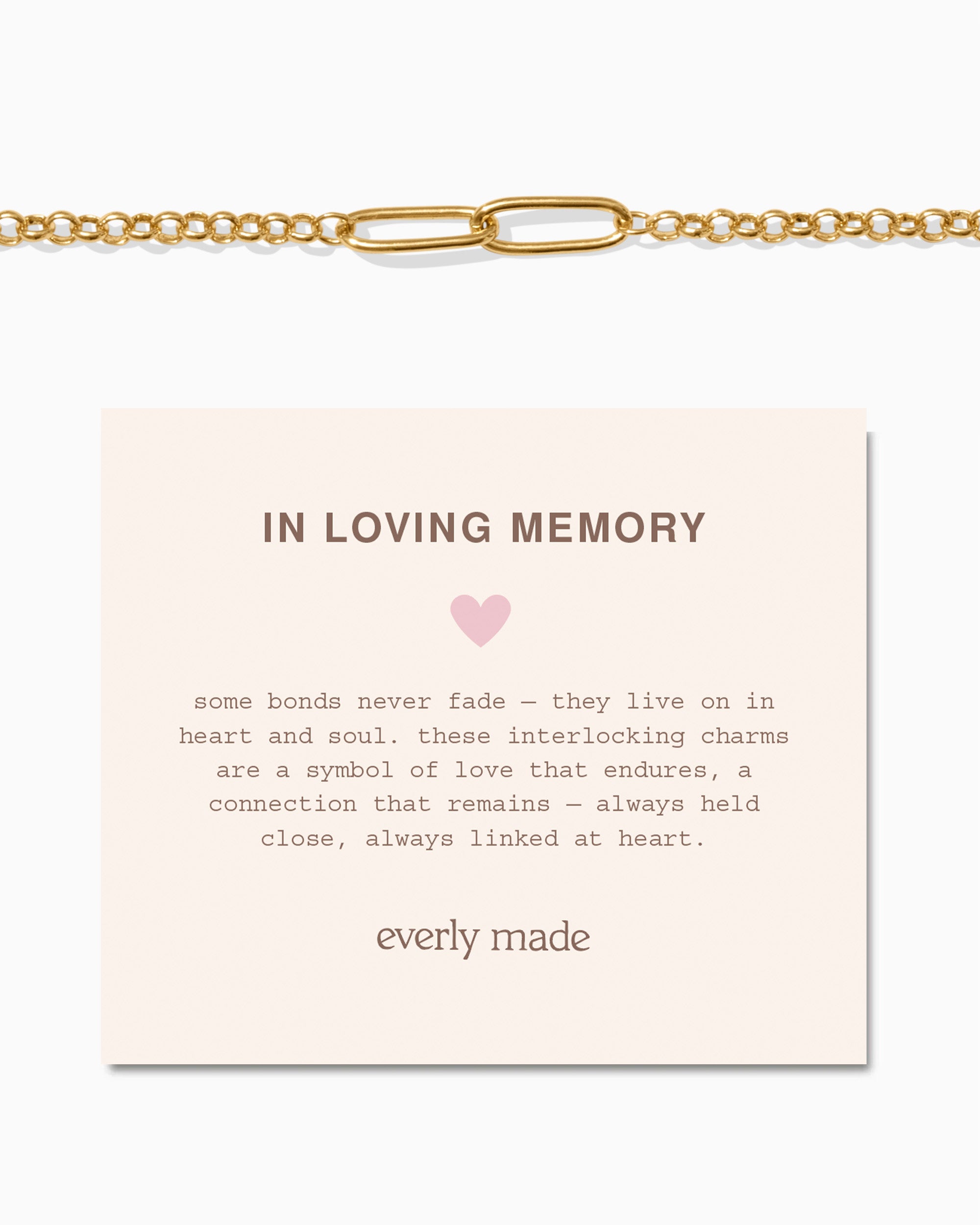 Linked Bracelet • In Loving Memory
