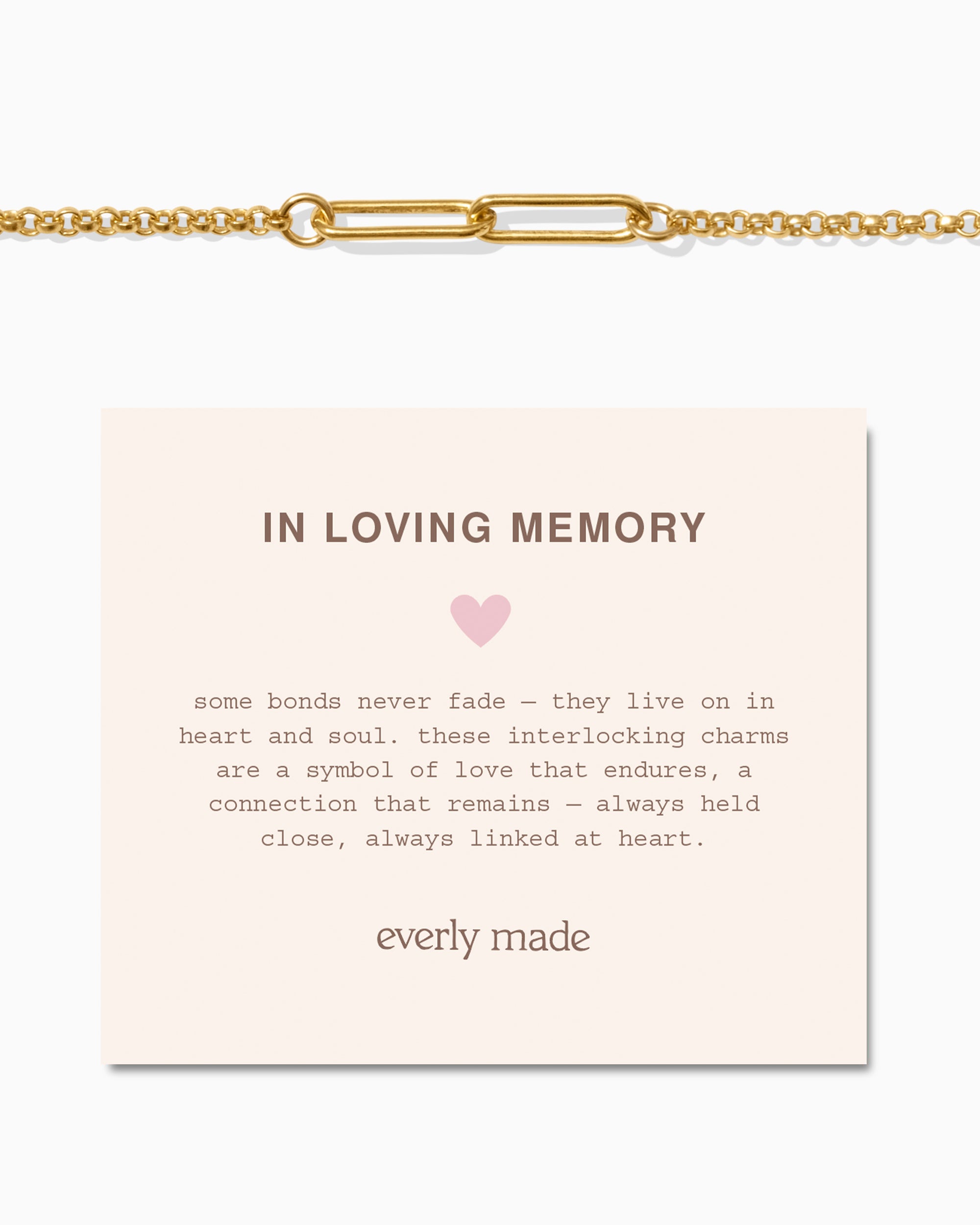 Linked Bracelet • In Loving Memory