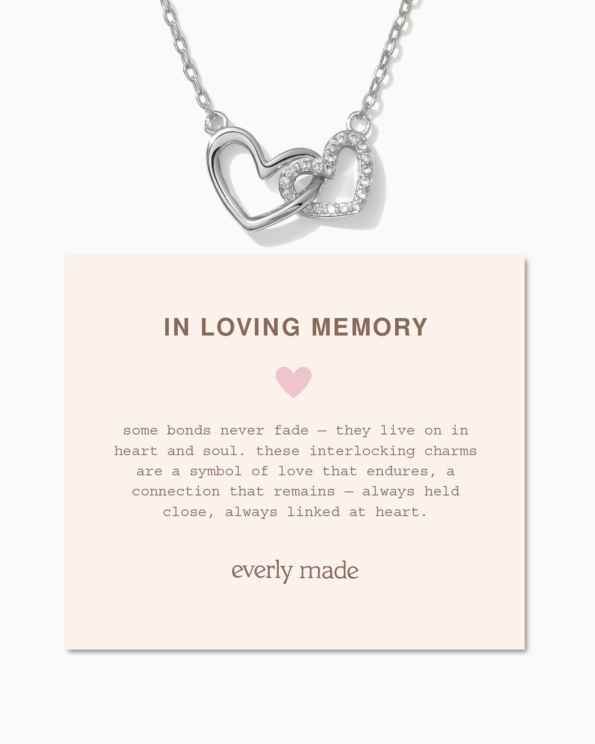 Linked Hearts Necklace • In Loving Memory