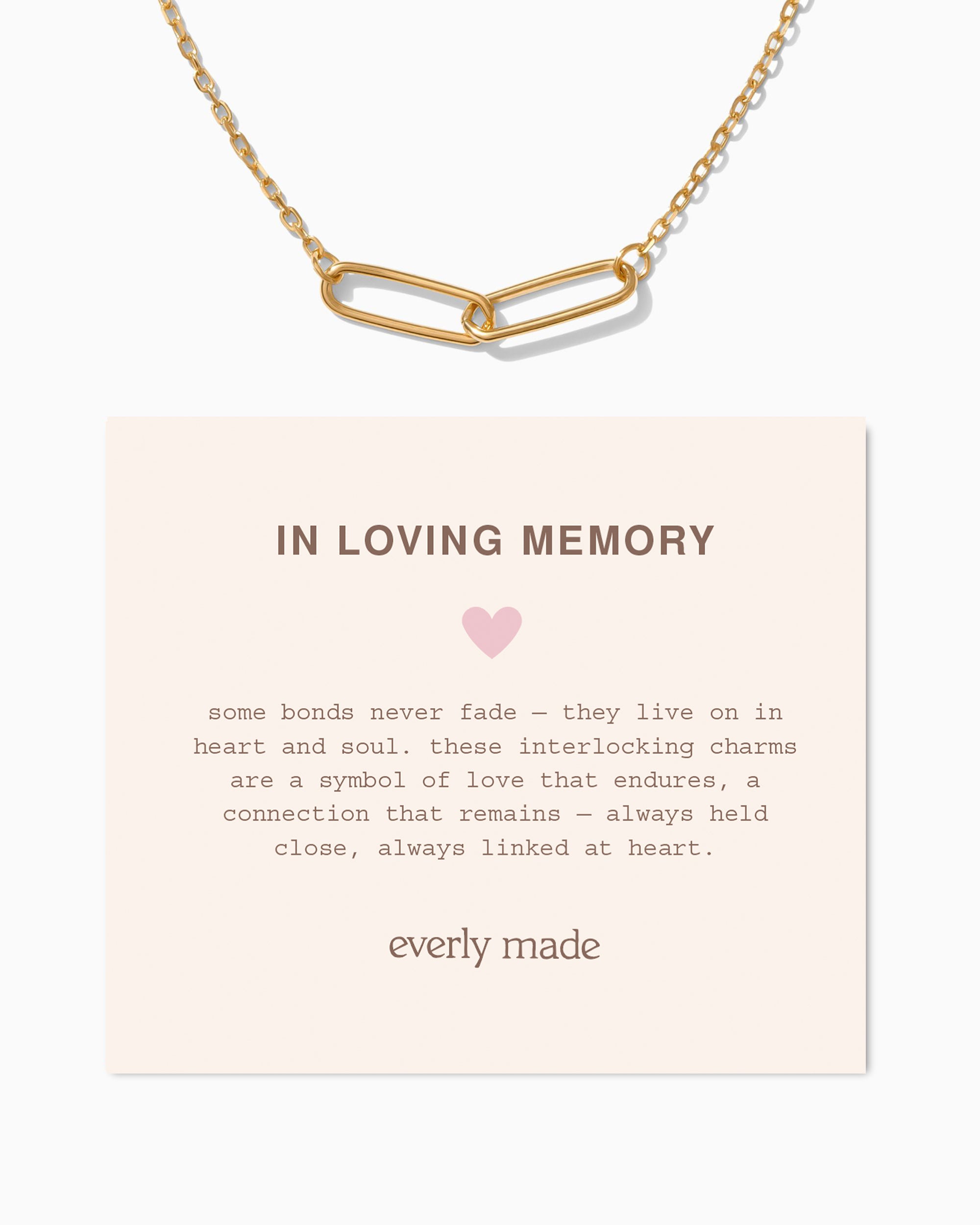 Linked Necklace • In Loving Memory