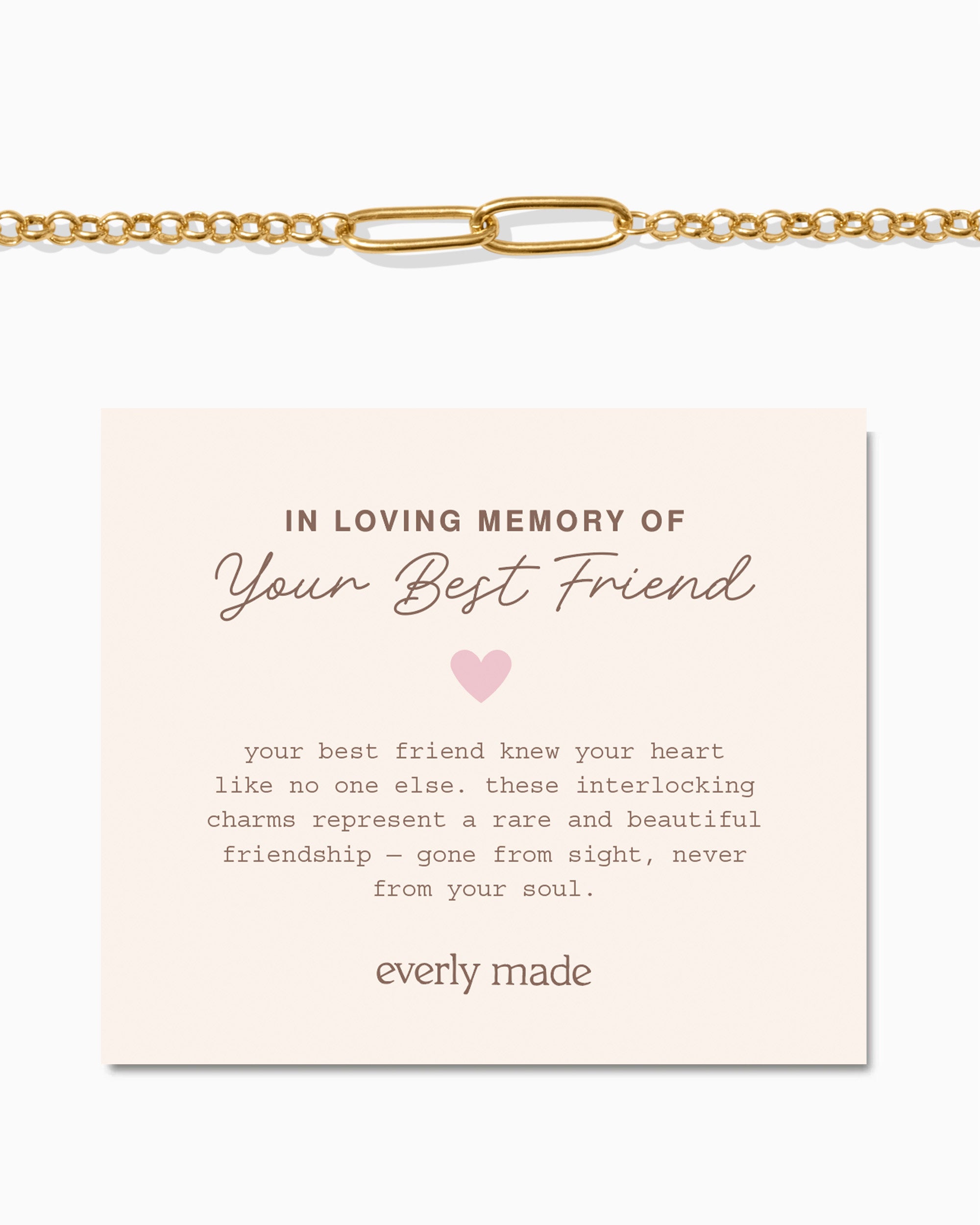 Linked Bracelet • In Loving Memory of your Best Friend