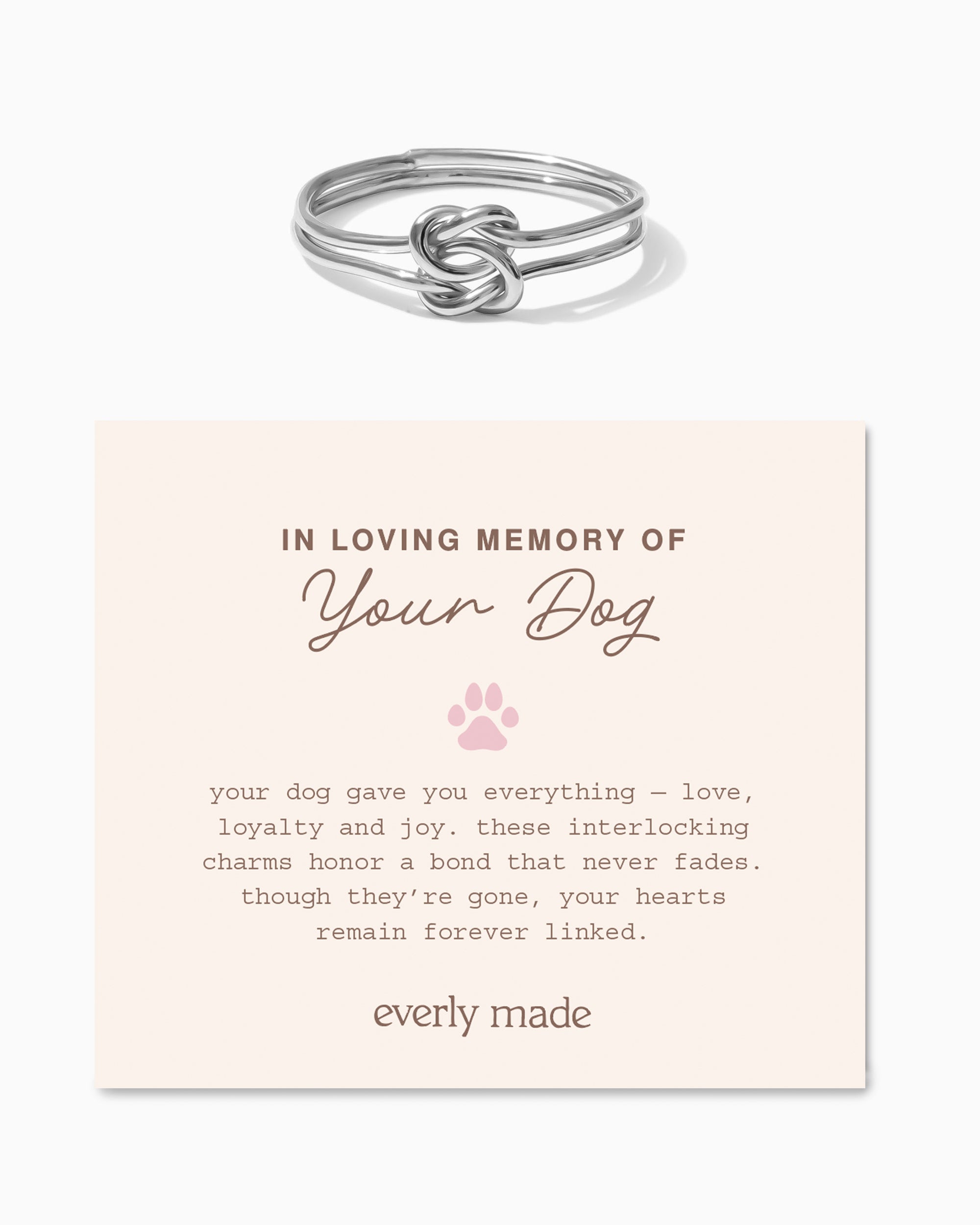 Linked Ring • In Loving Memory of your Dog