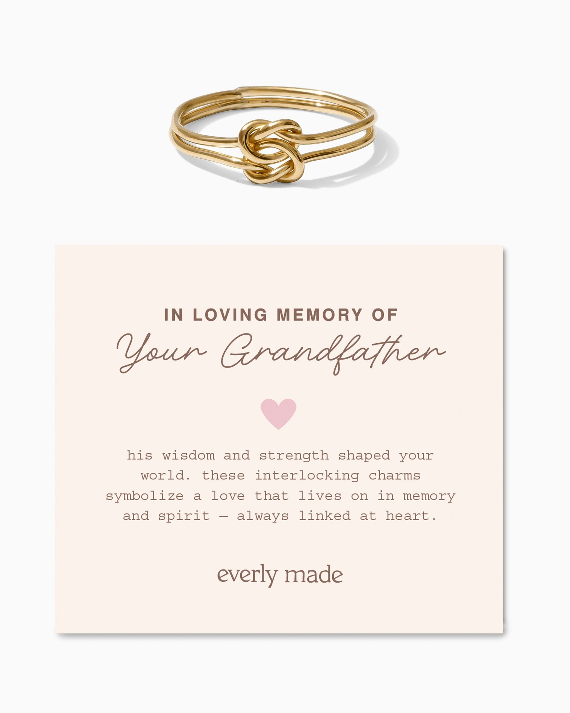 Linked Ring • In Loving Memory of your Grandfather