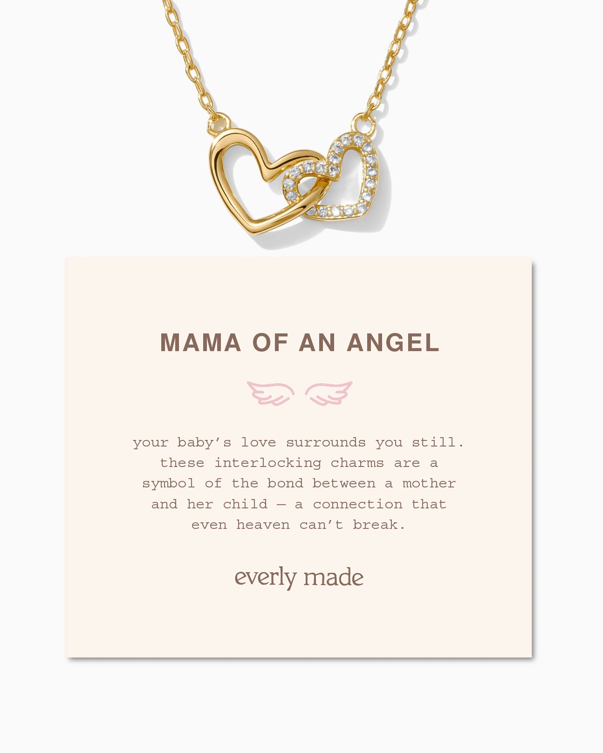Linked Hearts Necklace • Mama of an Angel