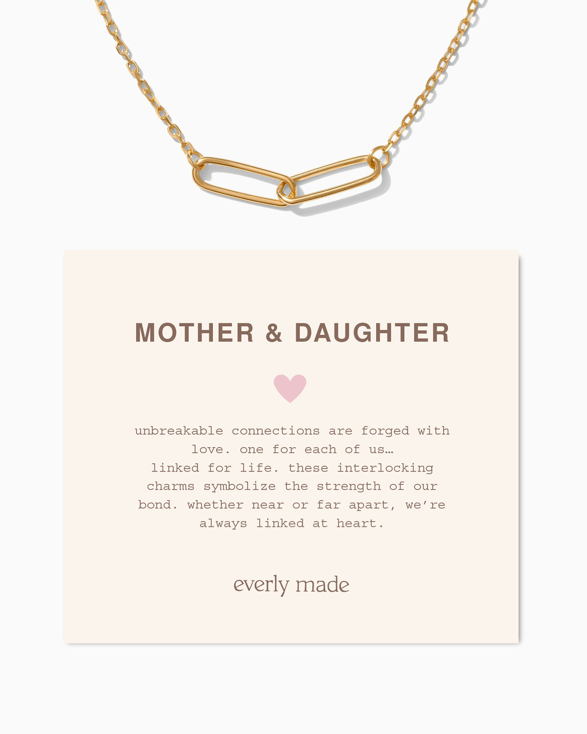 Mother & Daughter Necklace - Everly Made