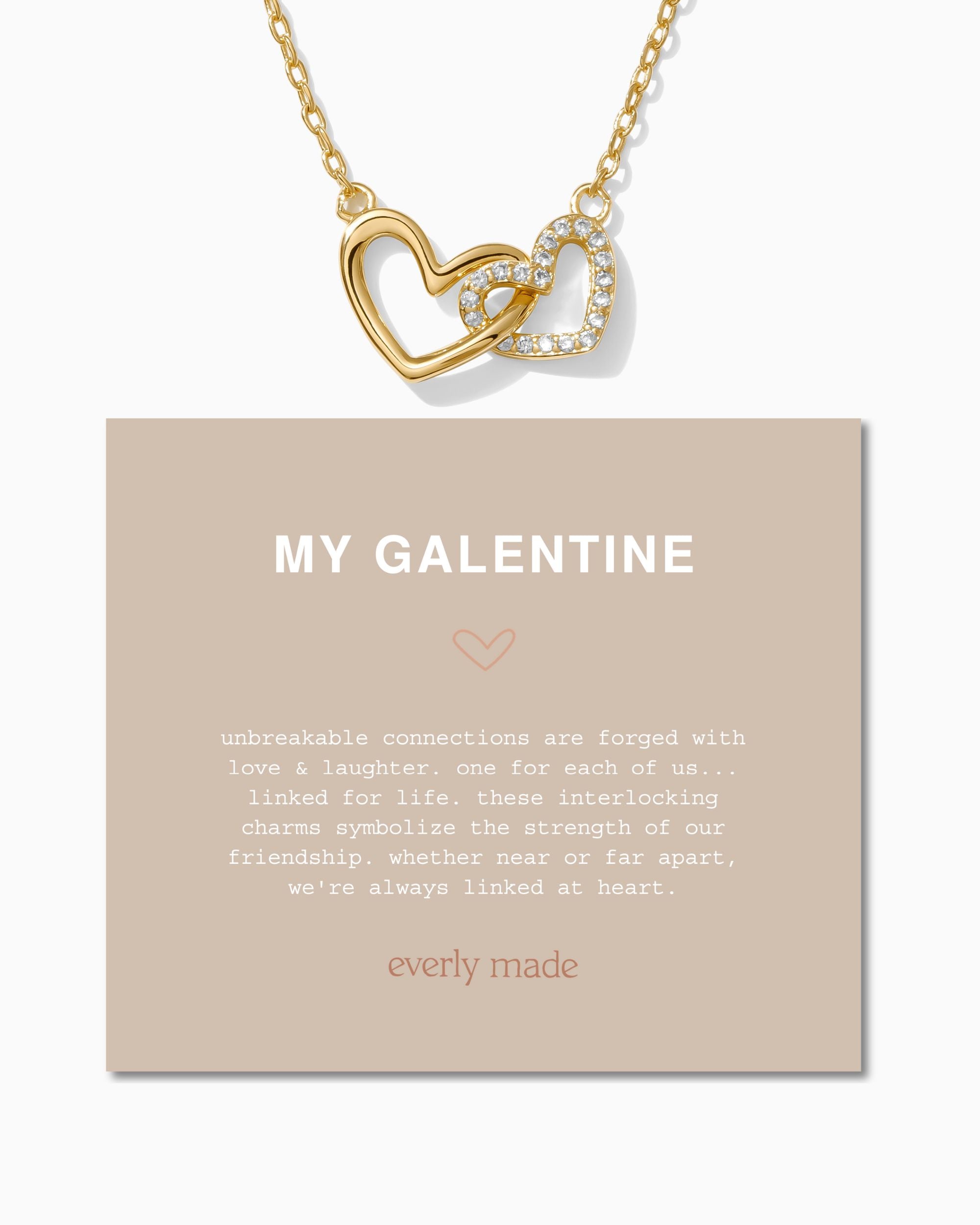 Linked Hearts Necklace • My Galentine