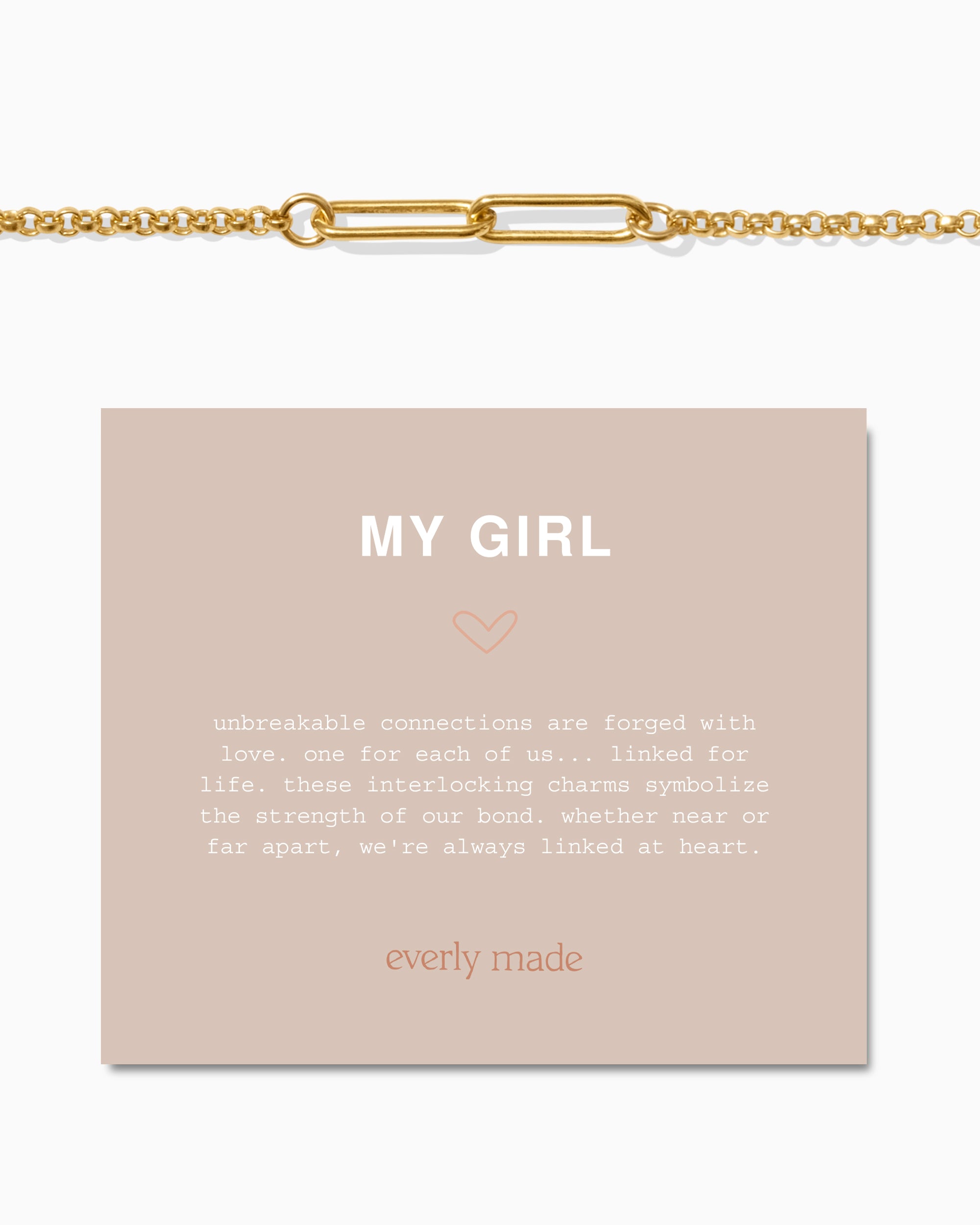 Linked Bracelet • My Girl