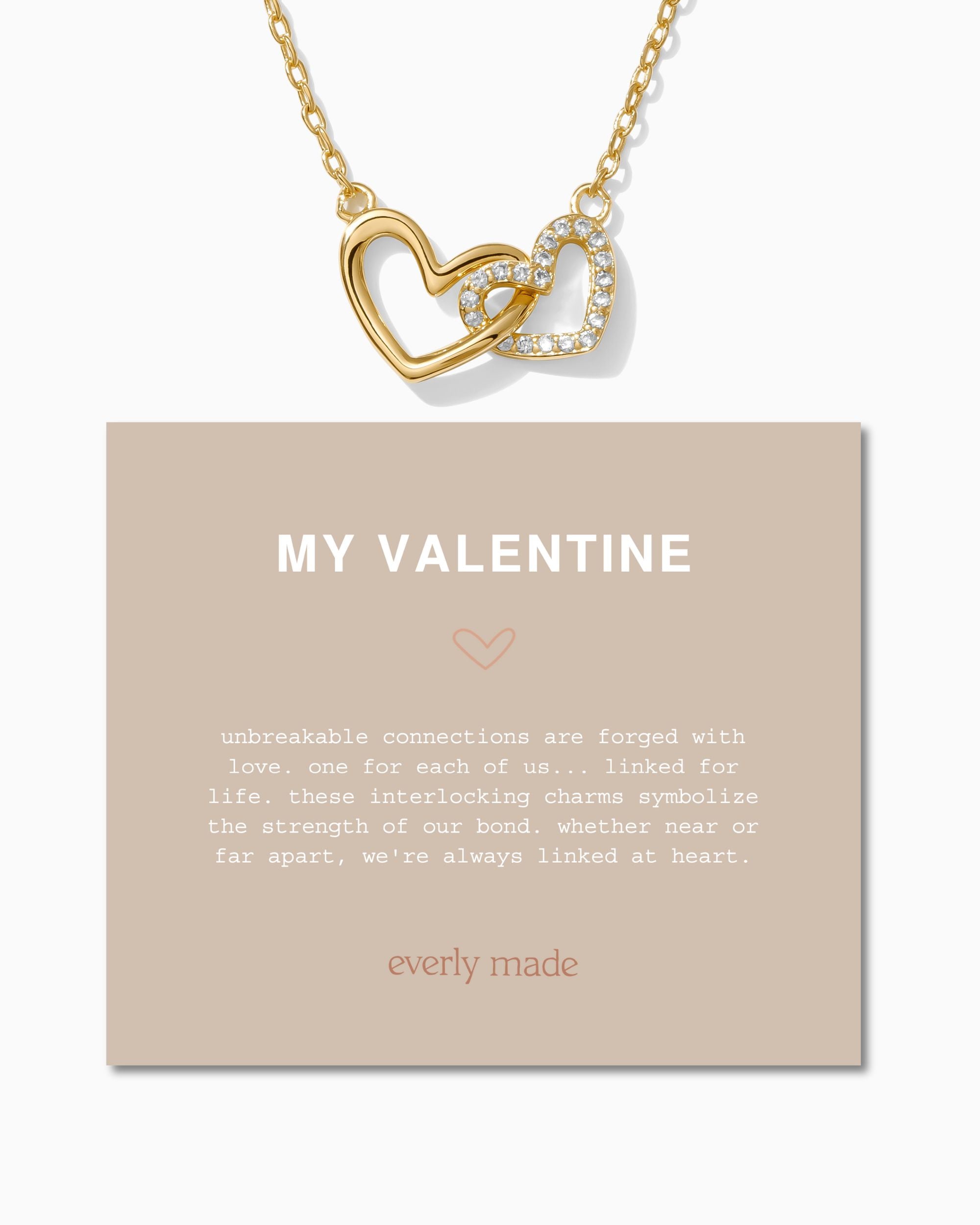 Linked Hearts Necklace • My Valentine