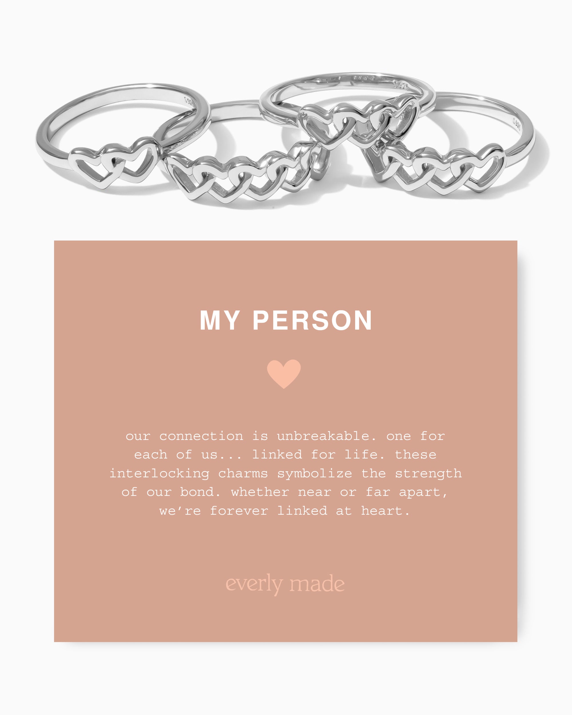 Linked Hearts Ring • My Person