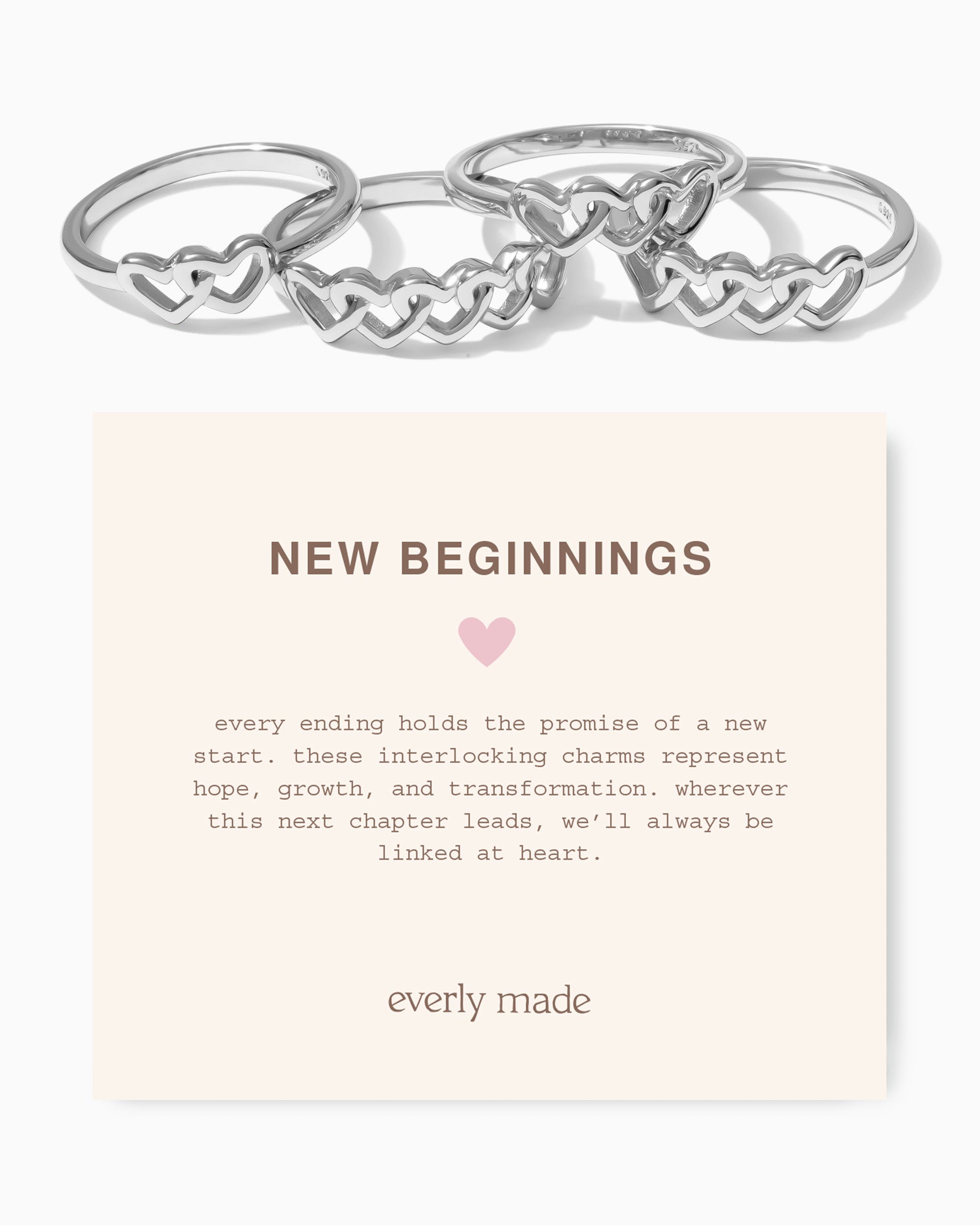 Linked Hearts Ring • New Beginnings