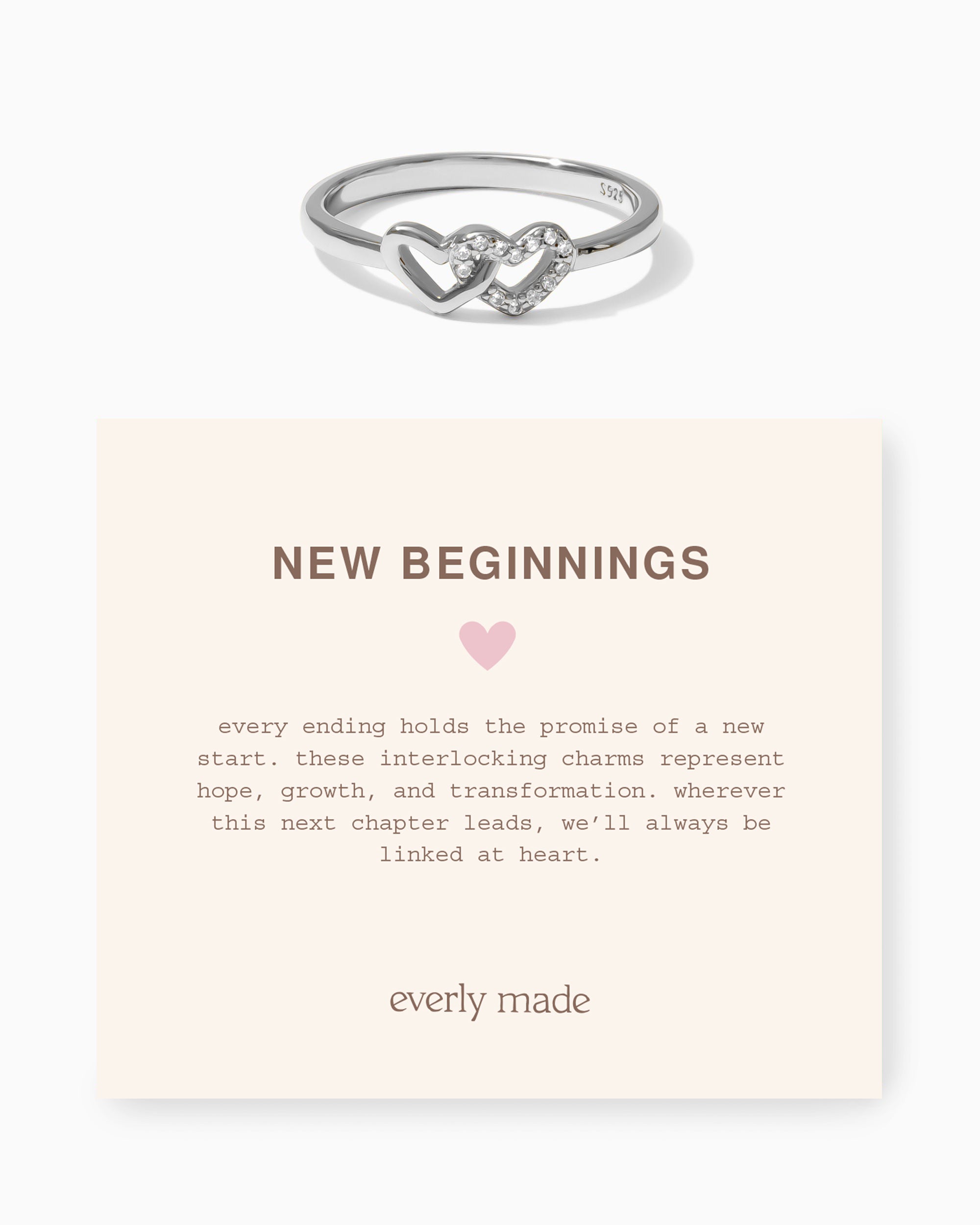 Linked Hearts CZ Ring • New Beginnings (Final Sale)