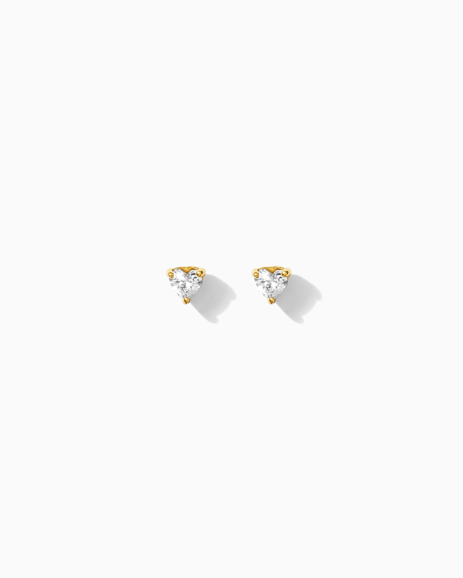 Peyton Tiny Heart CZ Stud Earrings (Final Sale)