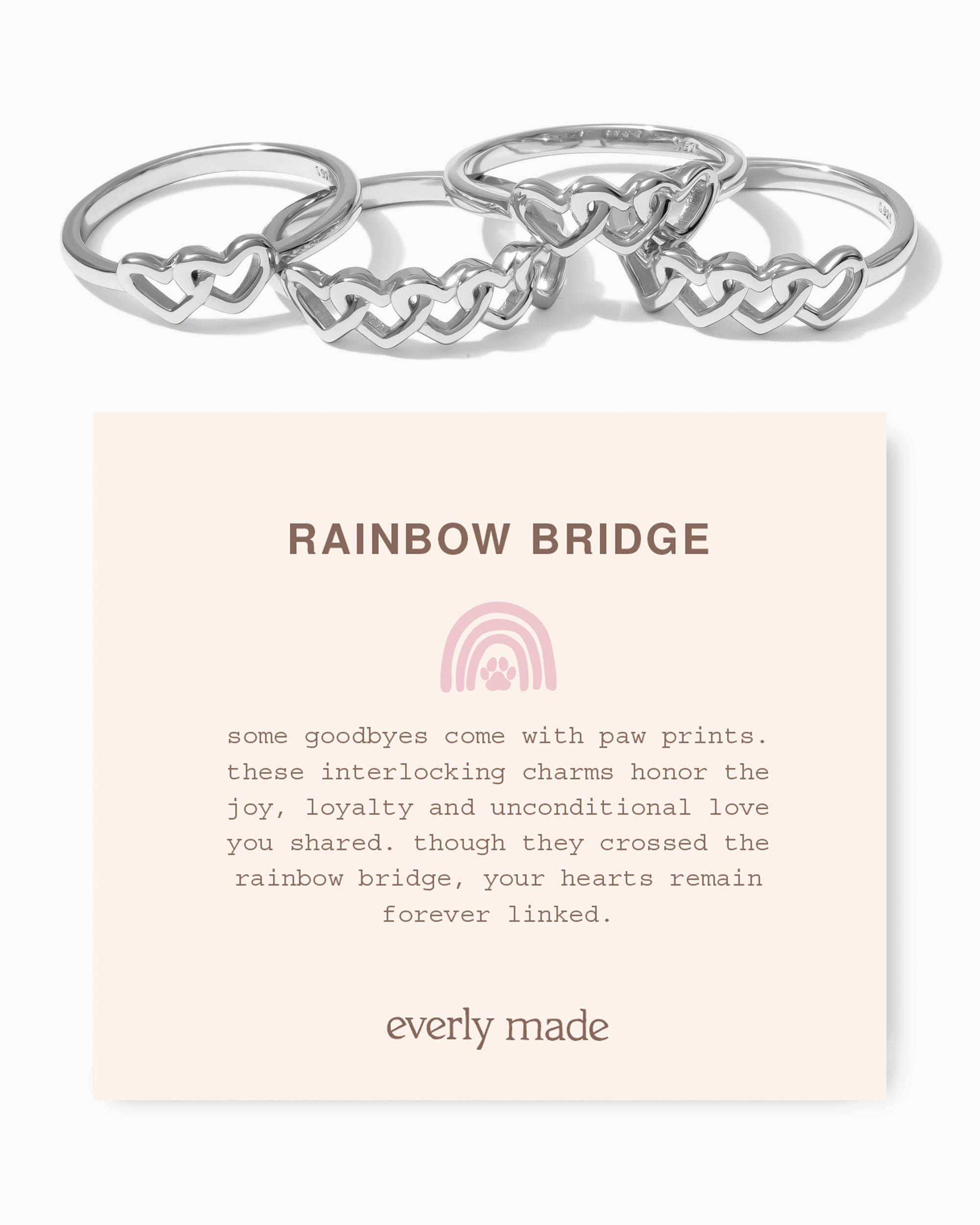 Linked Hearts Ring • Rainbow Bridge