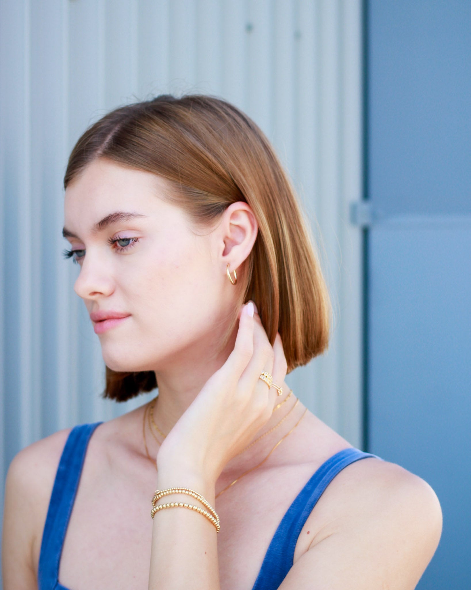 Sydney 22mm Hoop Earrings (Final Sale)