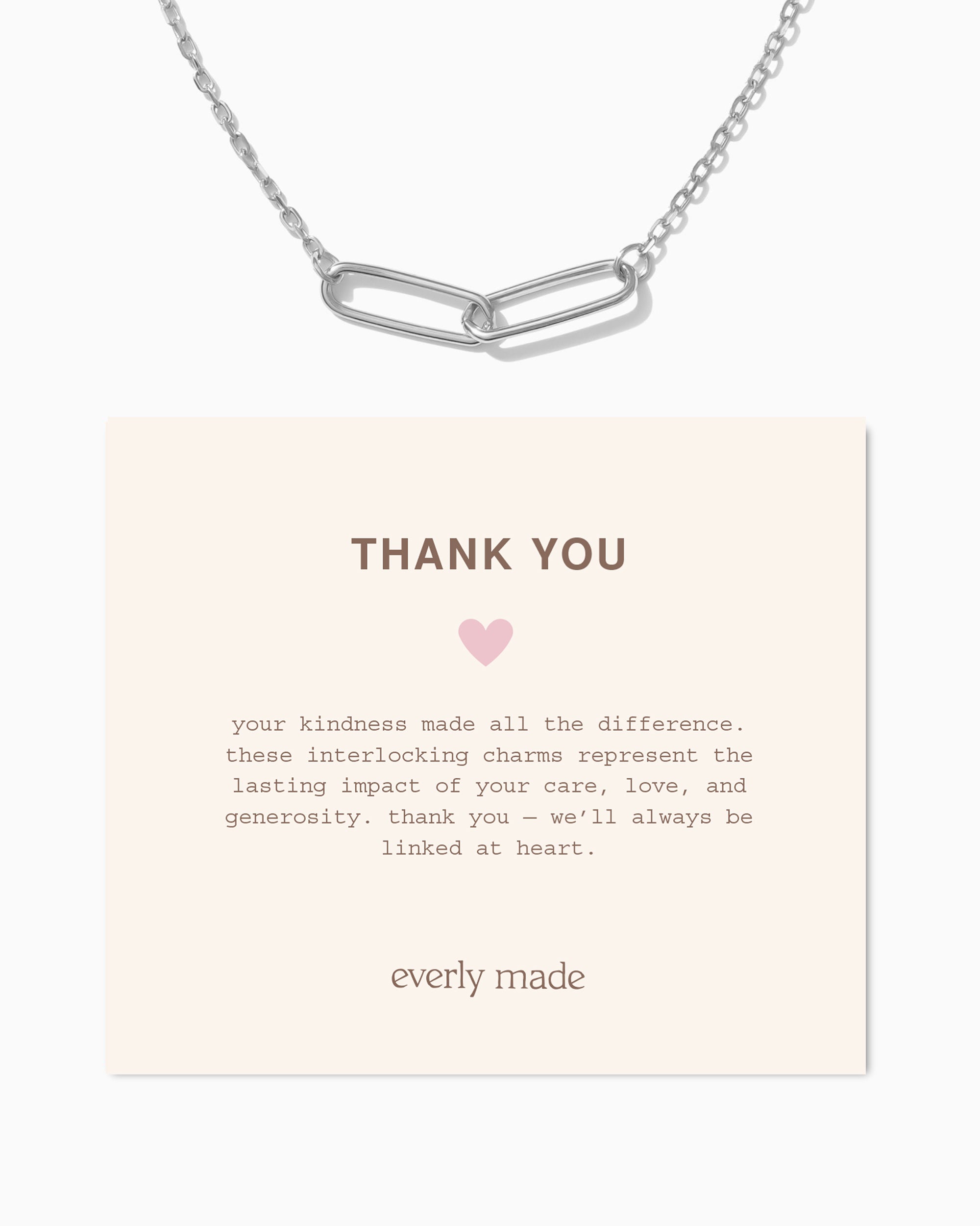 Linked Necklace • Thank You