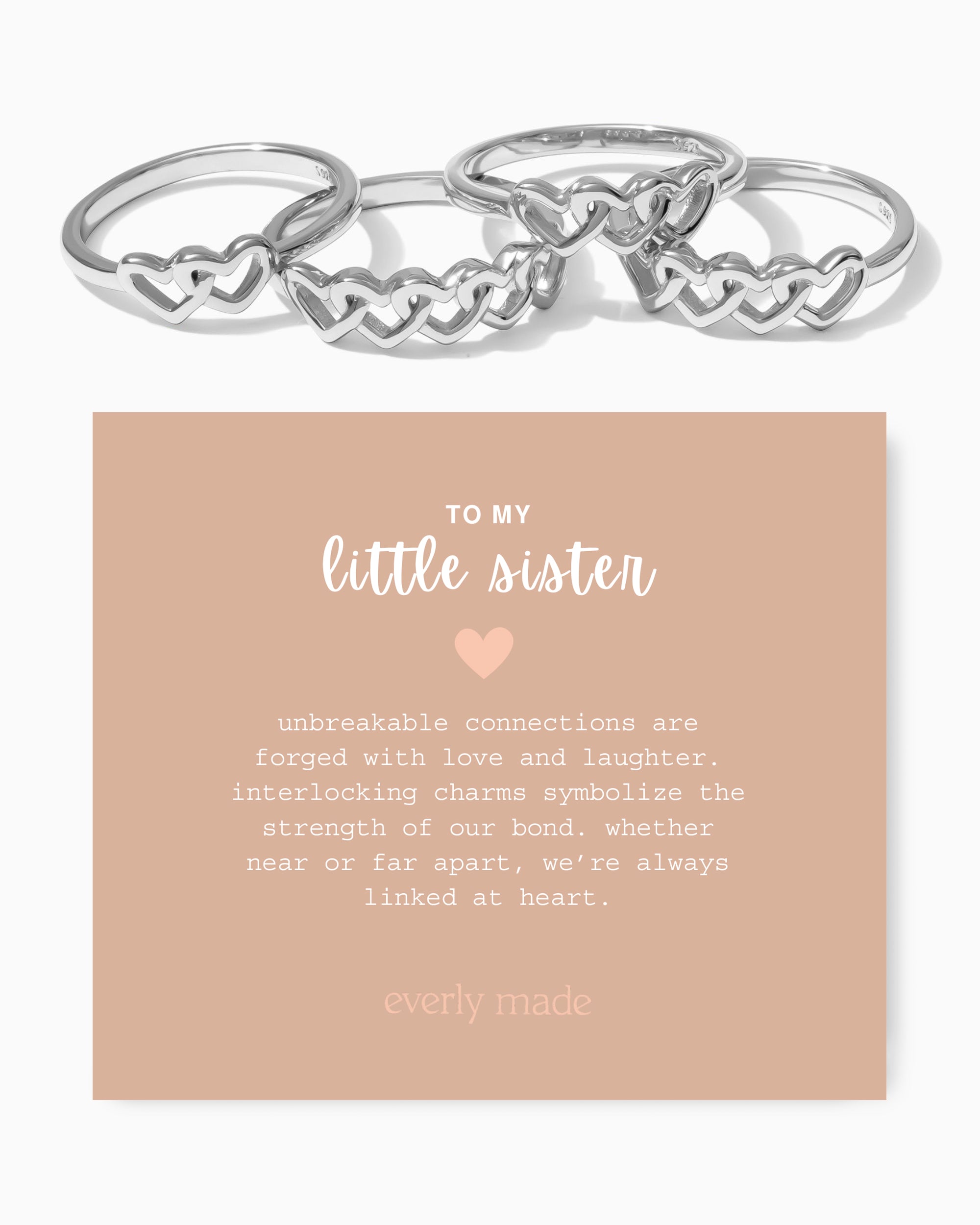 Linked Hearts Ring • Little Sister