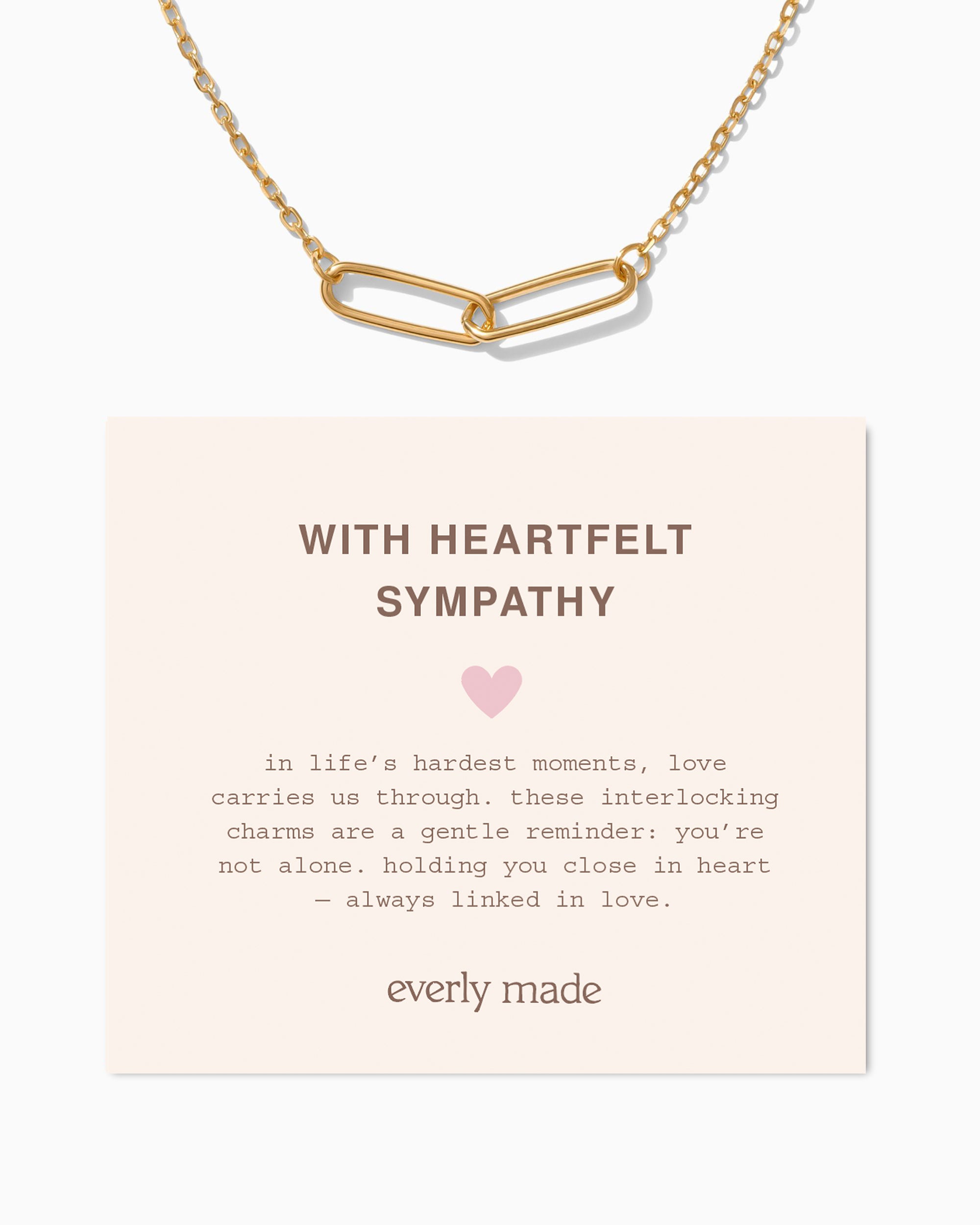 Linked Necklace • With Heartfelt Sympathy