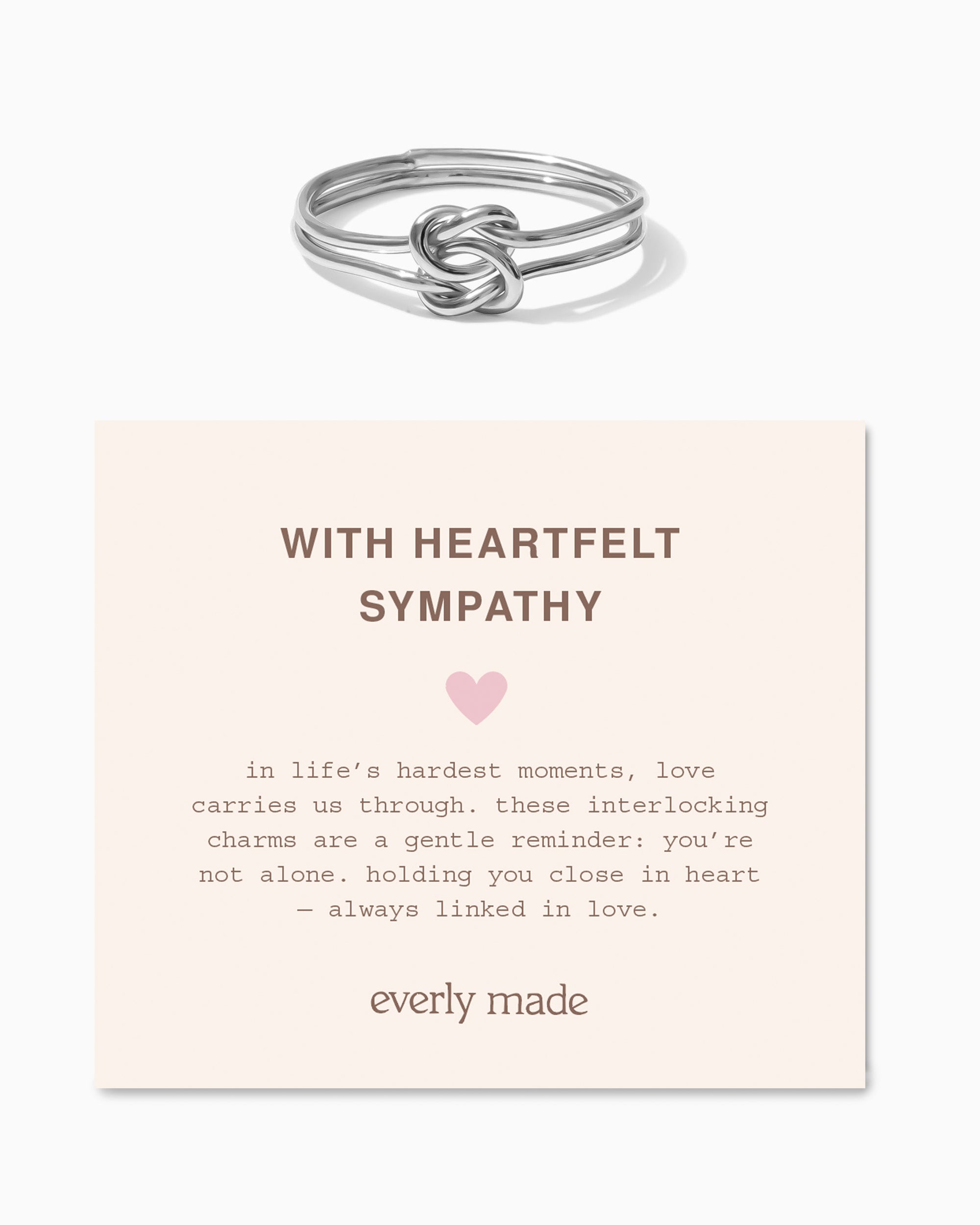 Linked Ring • With Heartfelt Sympathy