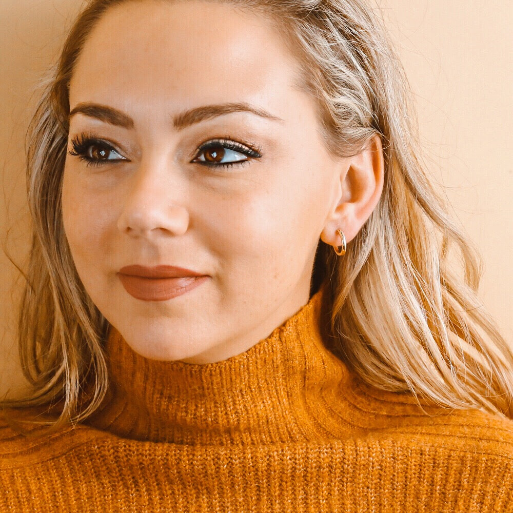 Sydney 15mm Hoop Earrings (Final Sale)