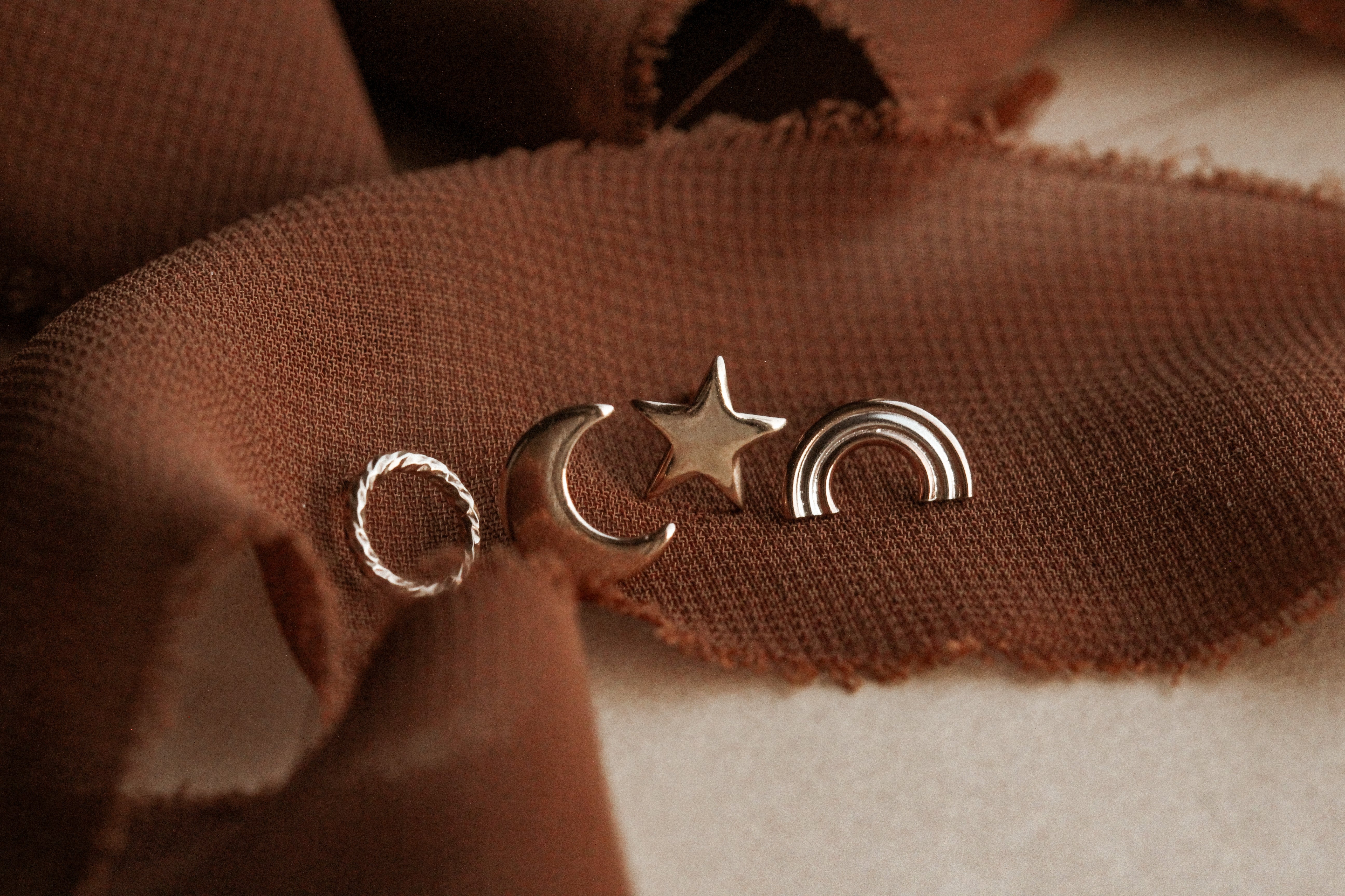 Rainbow Stud Earrings (Final Sale)