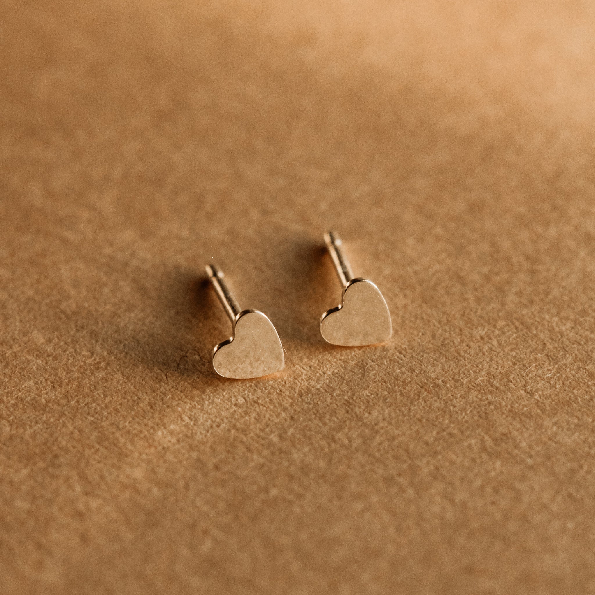 Tiny Heart Stud Earrings (Final Sale)