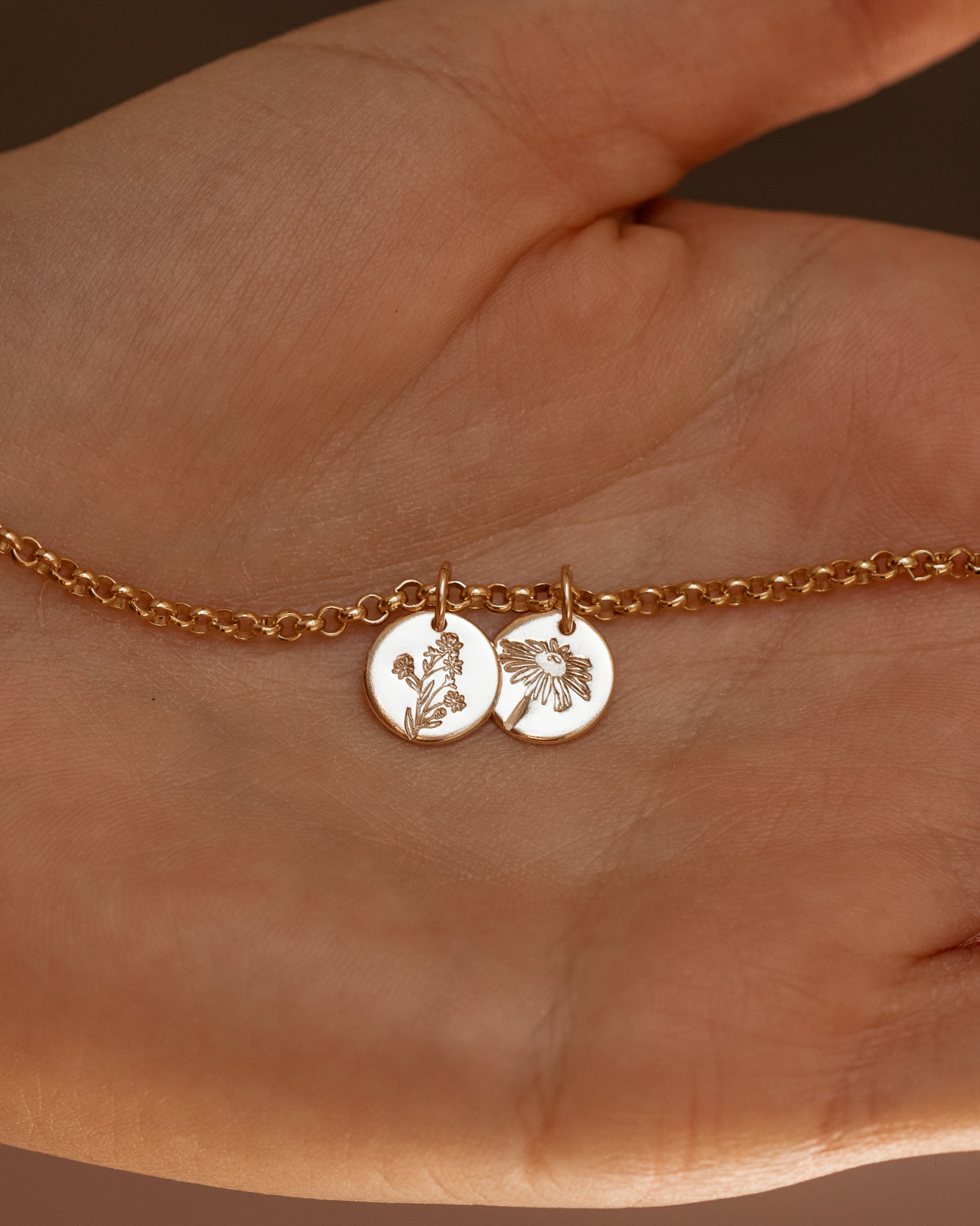 9mm Birth Flower Charm