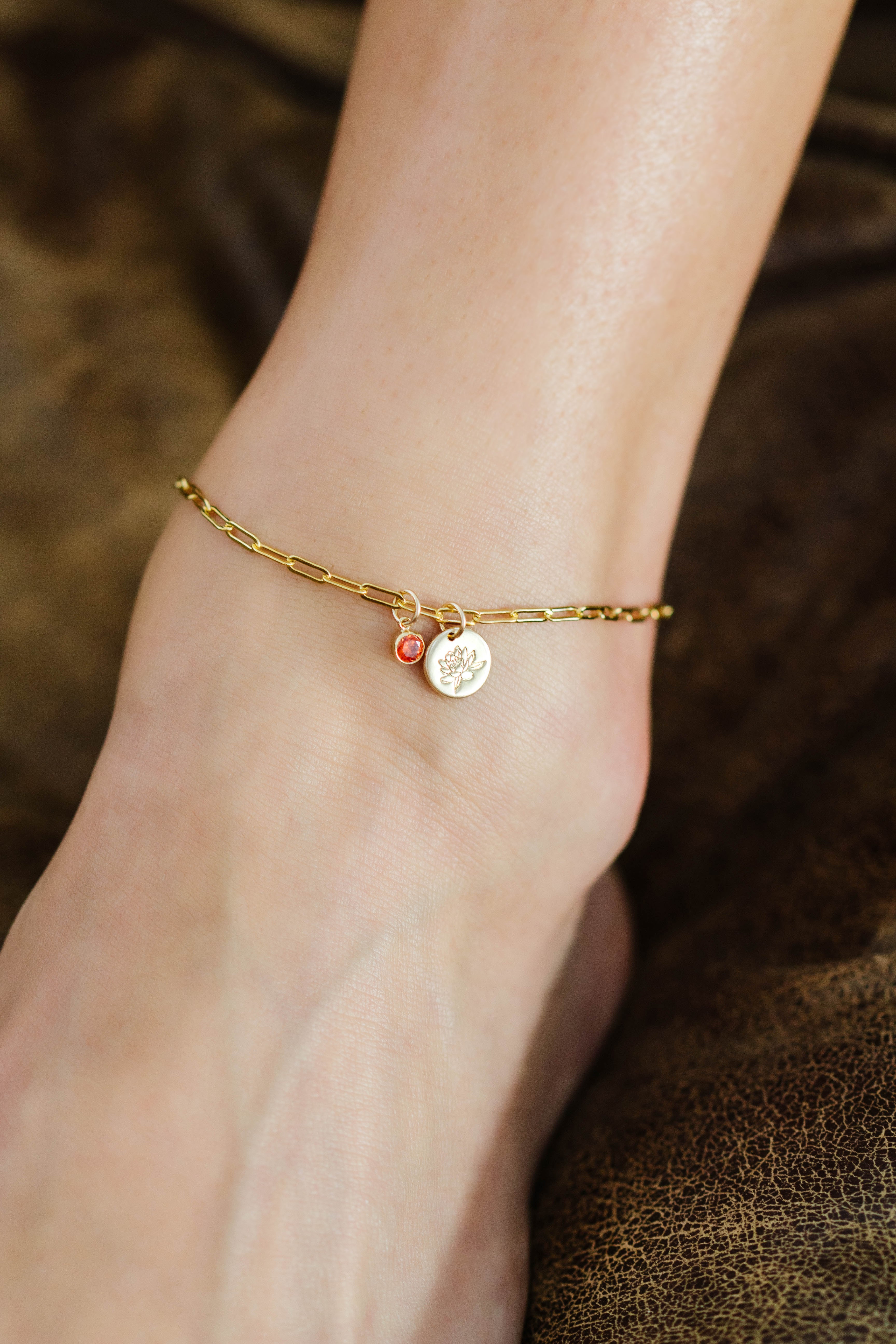 4mm Birthstone Charm