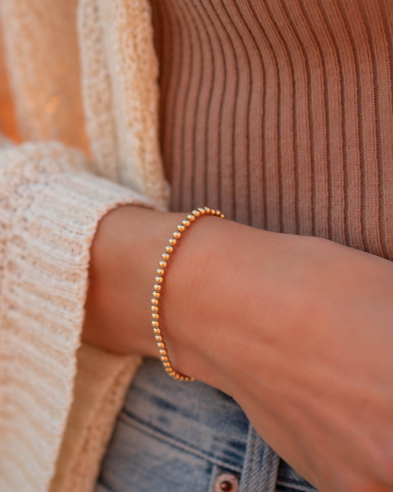 Aniston 3mm Bead Bracelet (Final Sale)