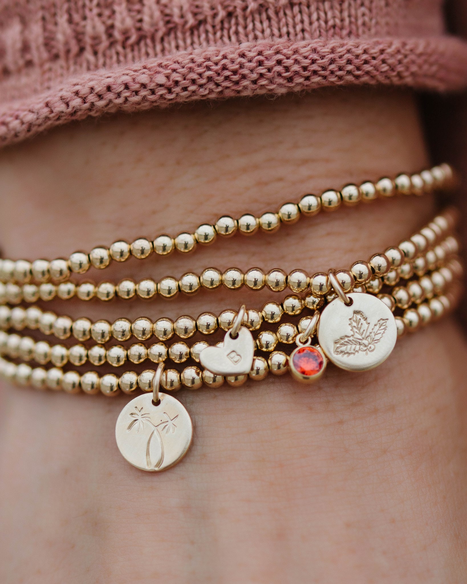 Birthstone Bead Bracelet