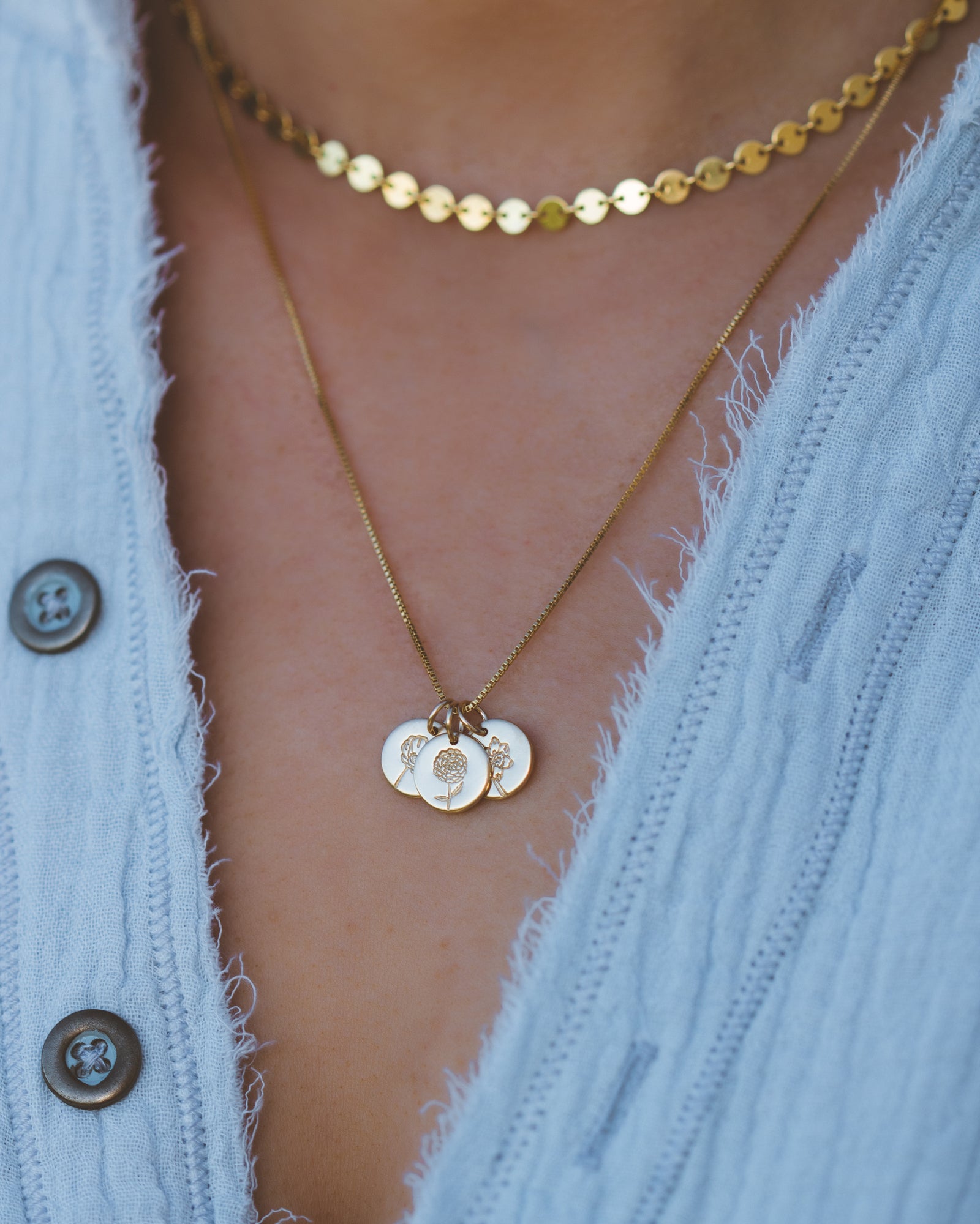 Flourish Birth Flower Necklace